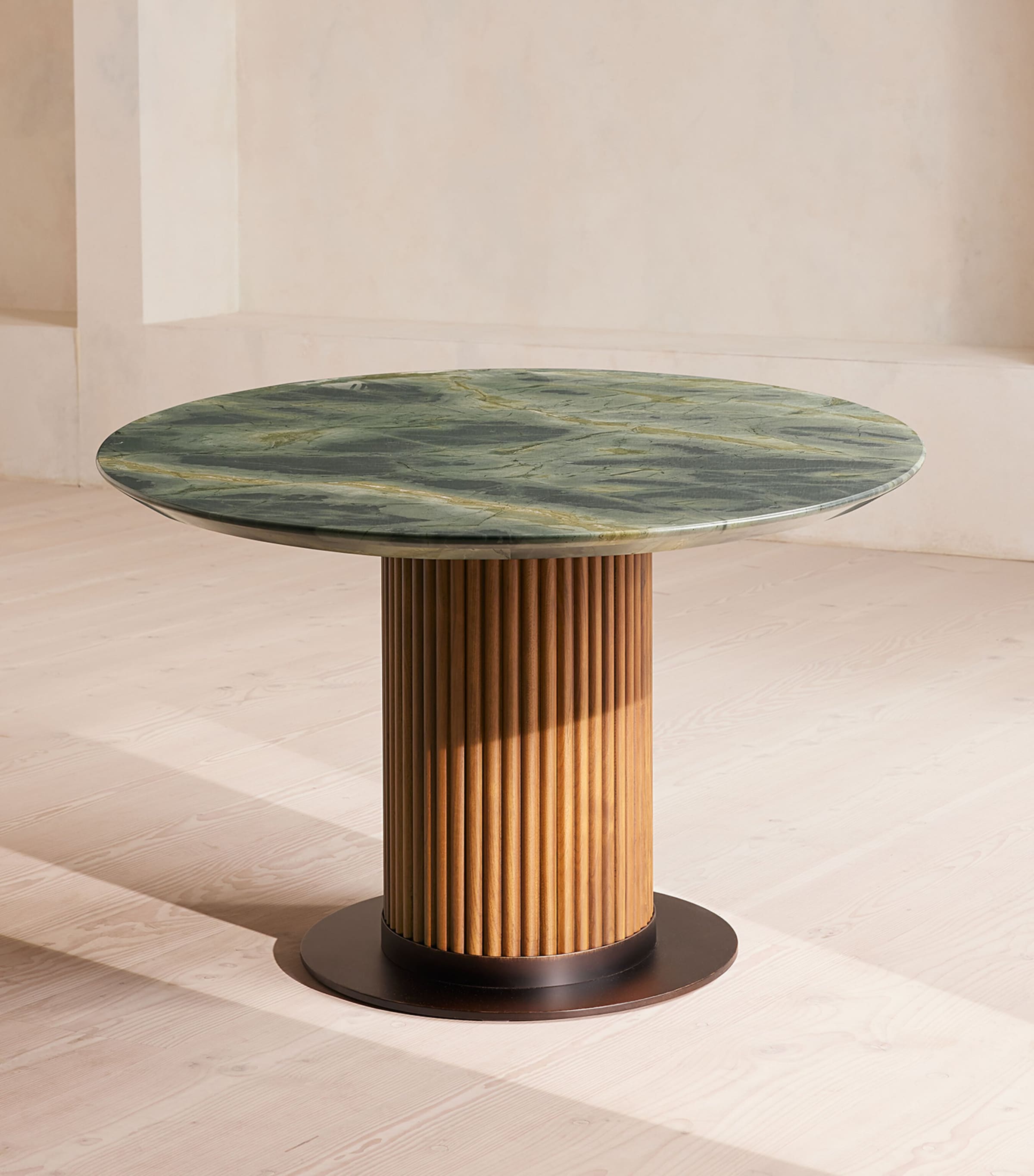 Soho Home Murcell Oval Dining Table Green Image 3