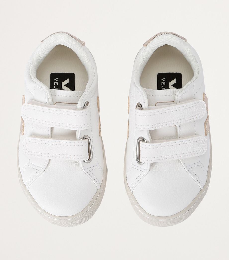 Leather Esplar Velcro Sneakers WHITE/OTH Image 4