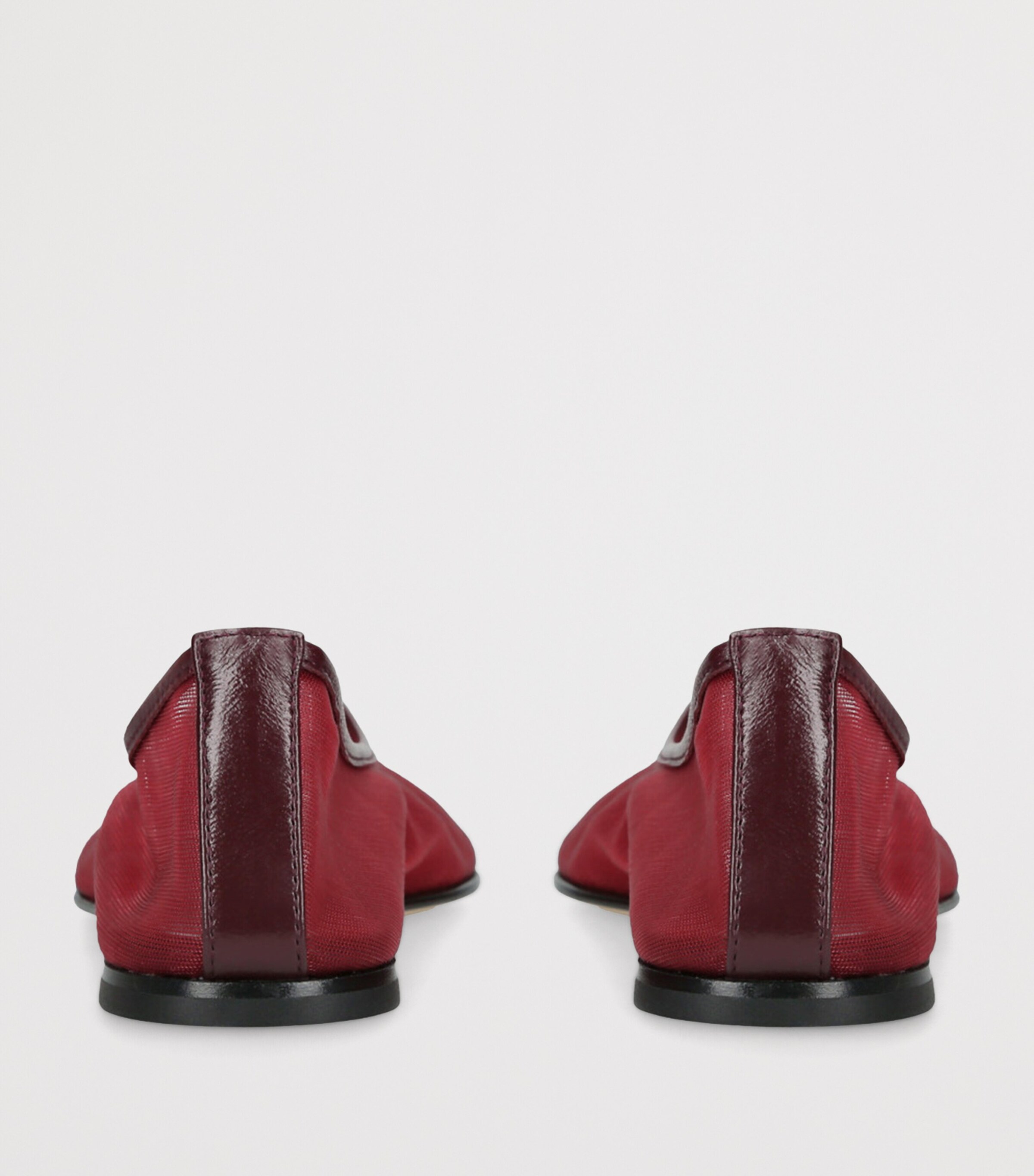 Balla Mesh Ballet Flats WINE Image 2
