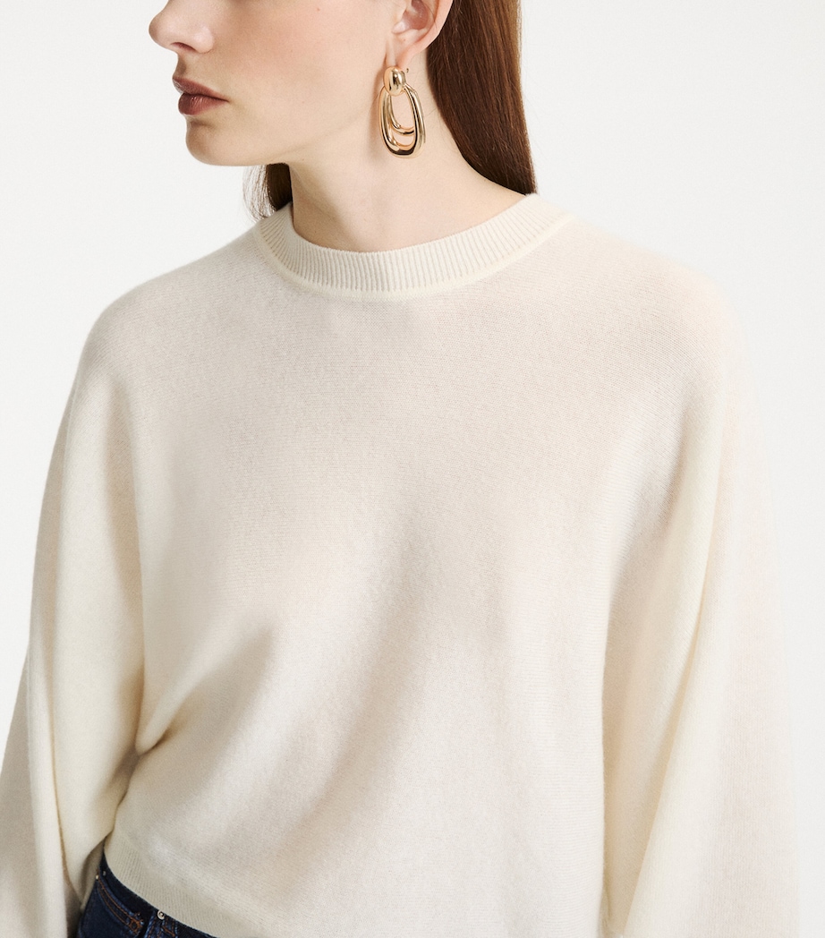 Marella Womens Cashmere Sweater Cream Image 5