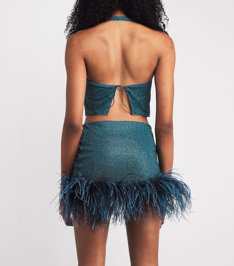 Halterneck Lumière Top PEACOCK Image 4