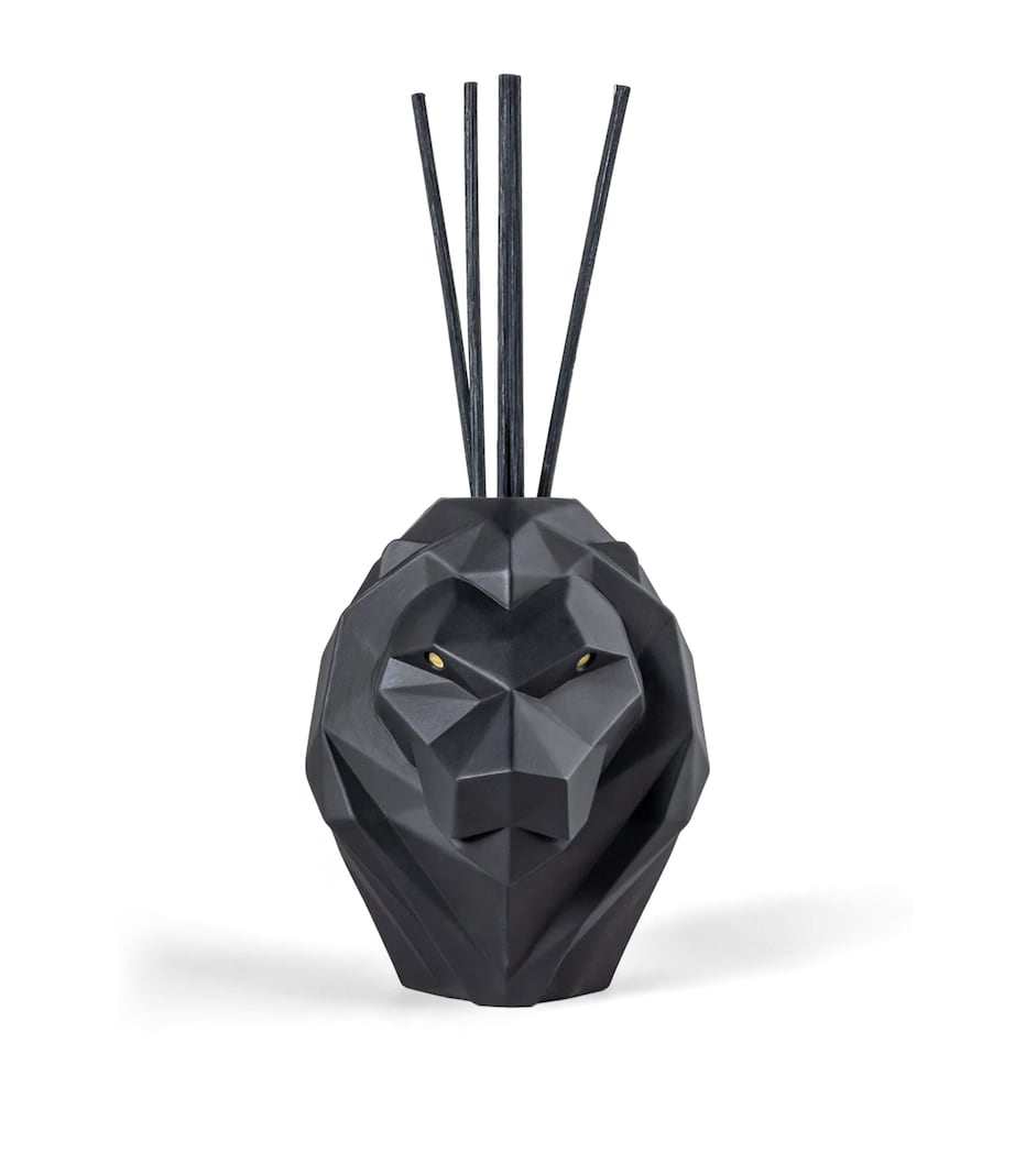Lladró Lion Perfume Diffuser (100ml) Black Image 2