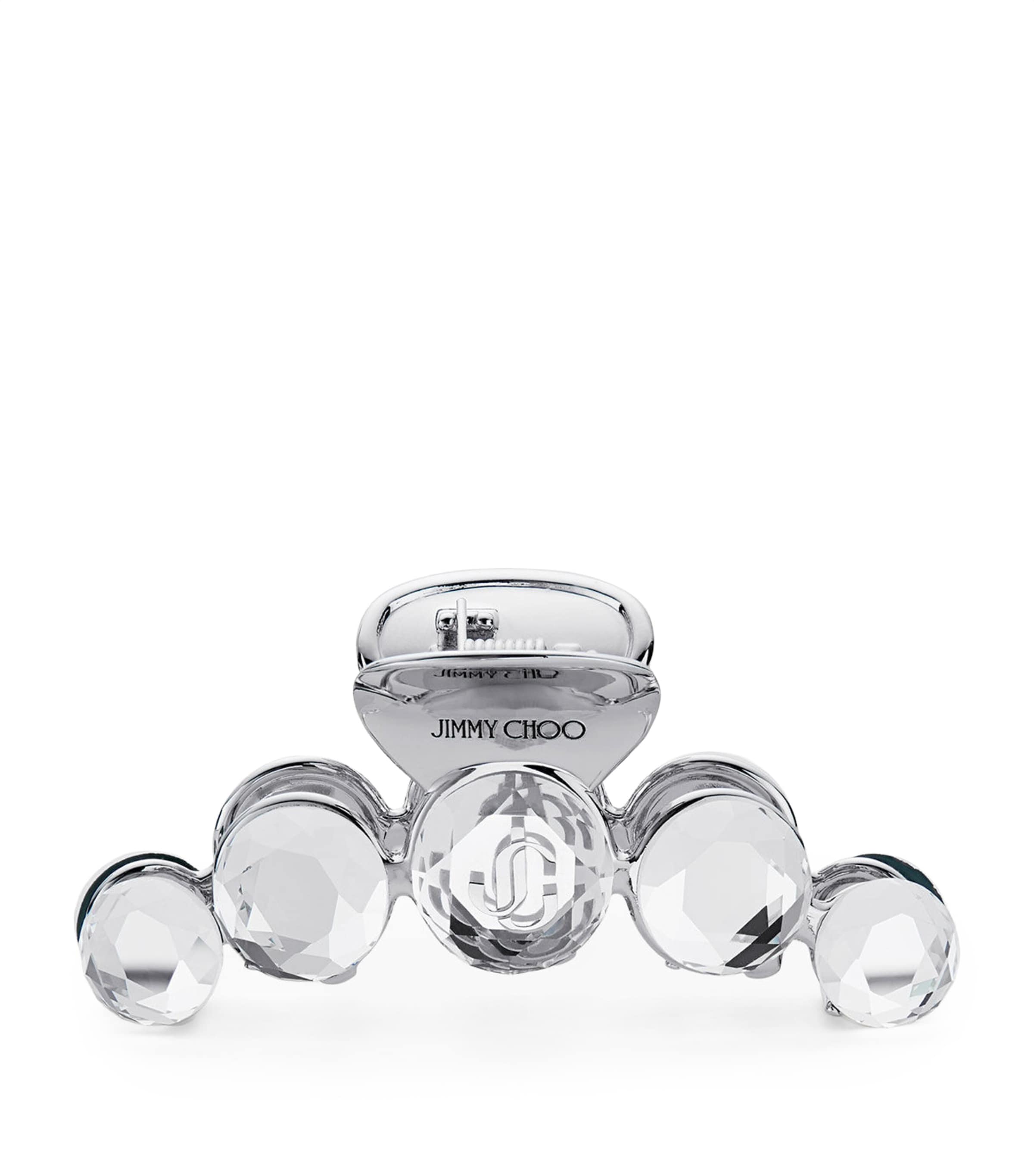 Jimmy Choo Crystal-embellished Claw Hair Clip In Silver