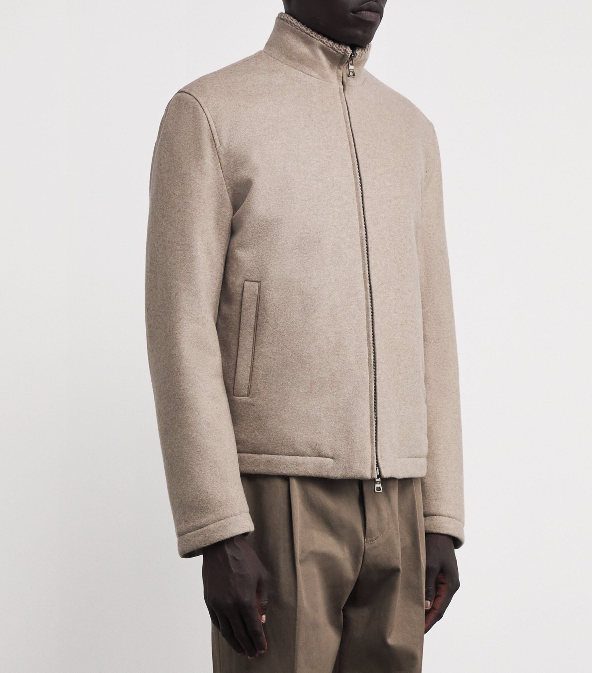 Fioroni Cashmere Mens Cotton-Cashmere Jacket Michigan Image 3
