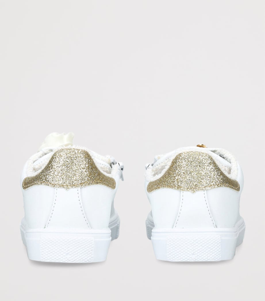 Leather Charm Sneakers WHITE Image 2