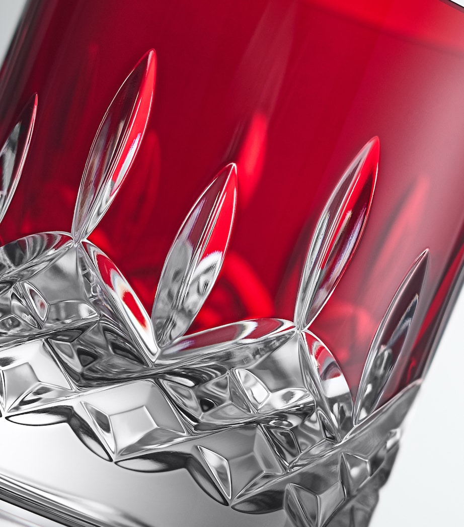 Set of 2 Crystal Lismore Straight Tumblers (180ml) RED Image 4