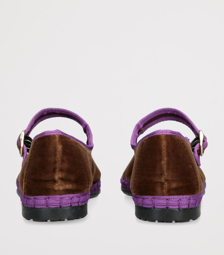 Velvet Archer Mary Janes BROWN/OTH Image 2