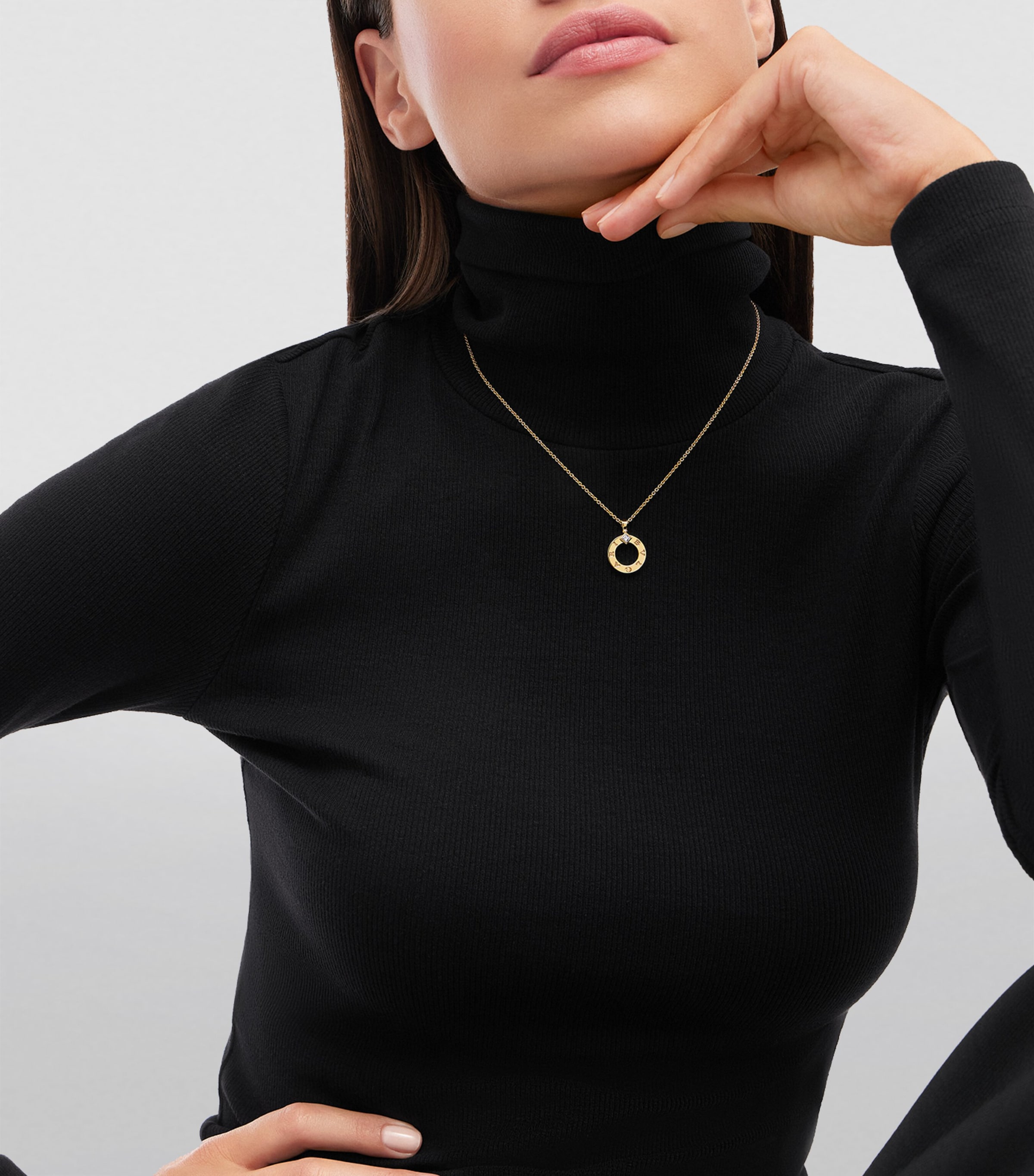 Yellow Gold and Diamond BVLGARI BVLGARI Necklace YELLOW GOLD Image 3