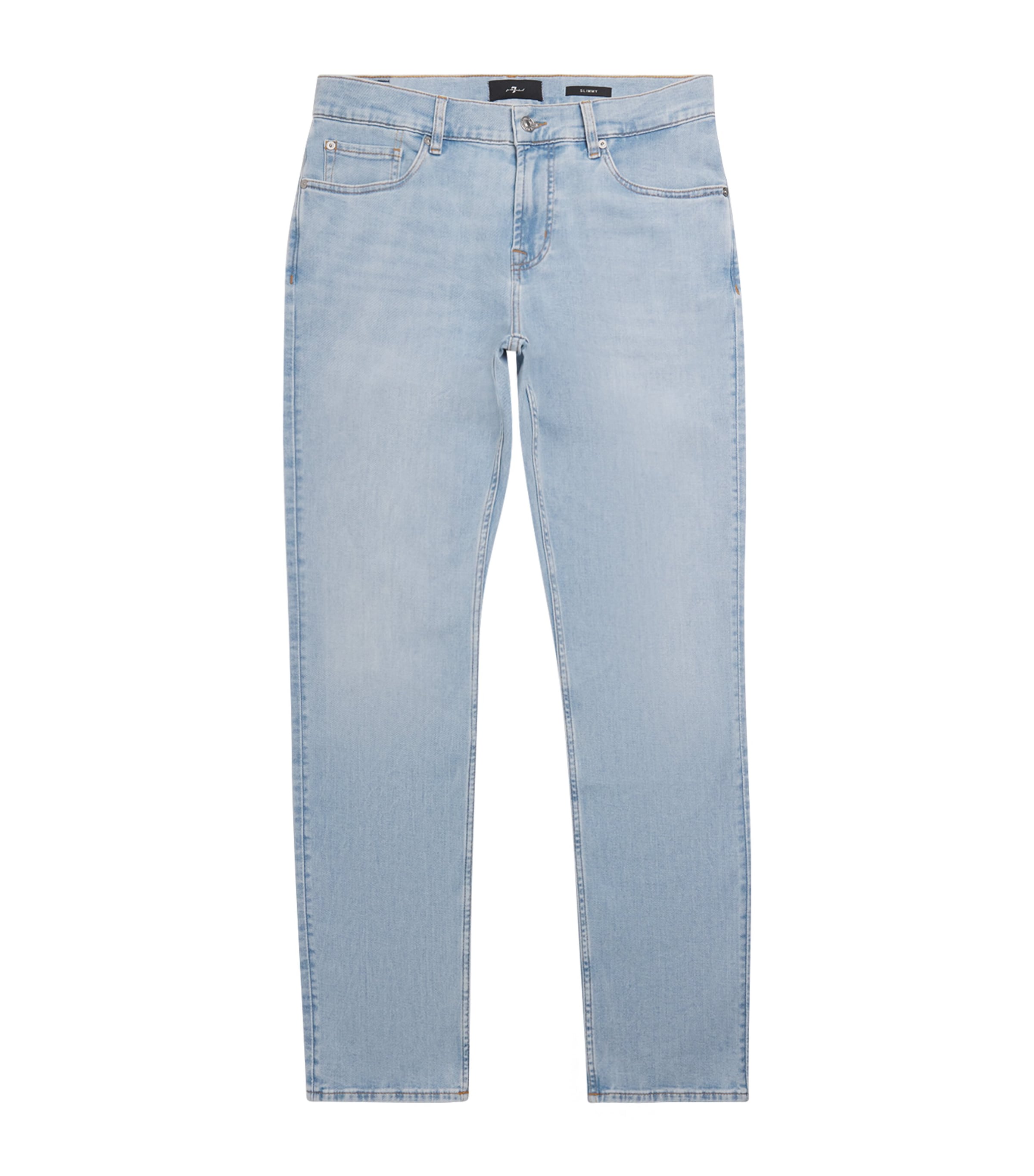7 For All Mankind Mens Slimmy Badge Jeans Miramar Image 1