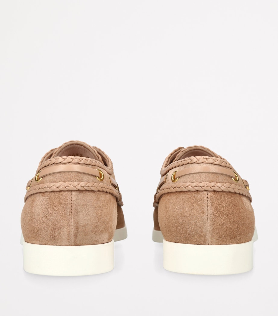 Leather Palm Avenue Boat Shoes TAN Image 2