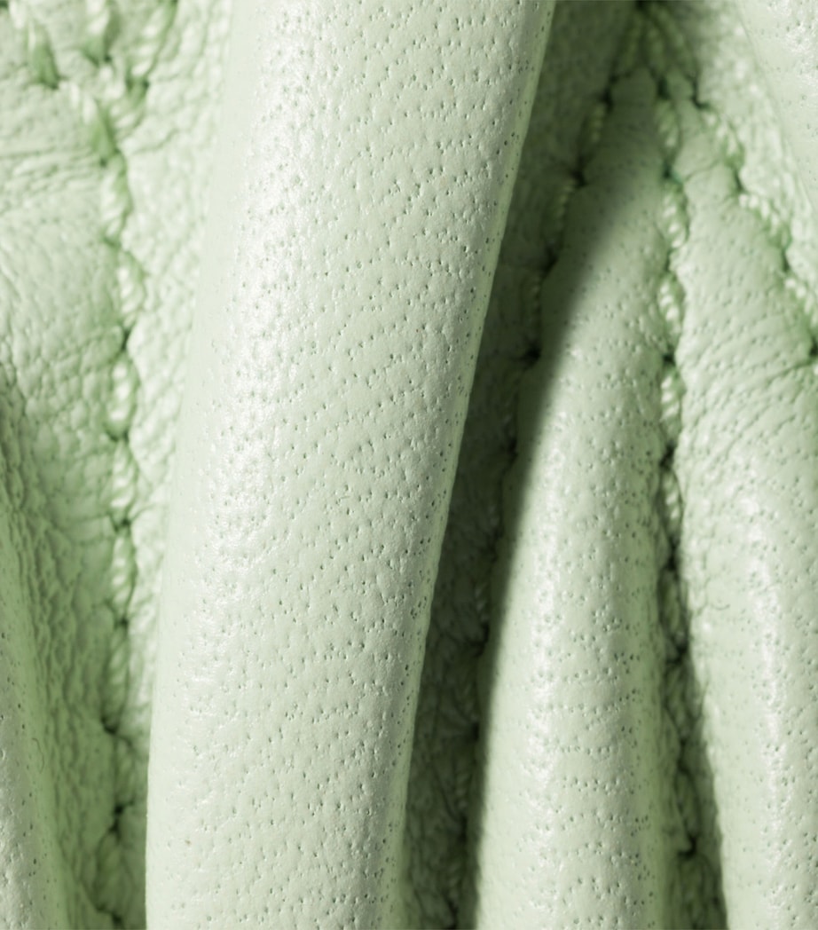 Nappa Leather Matelassé Arcadie Top-Handle Bag F0934 Image 5