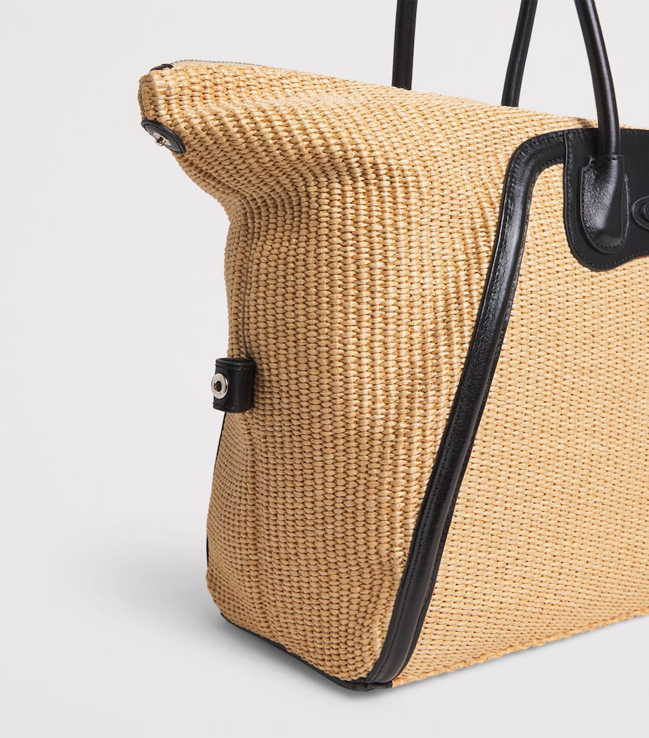 Vivienne Westwood Woven Shirley Top-Handle Bag Natural Image 6