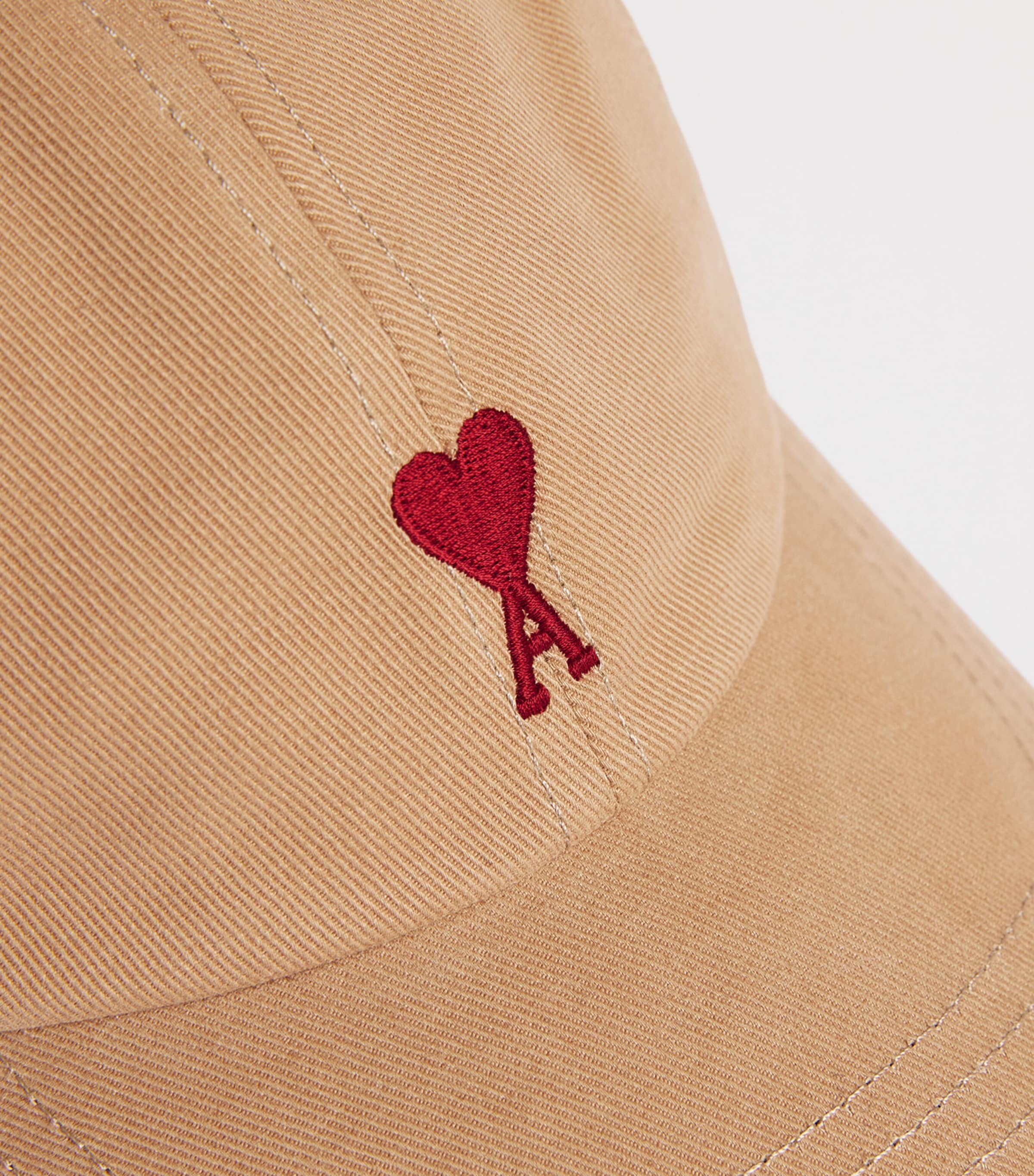 AMI Paris Ami de Coeur Cap : Camel Image 3