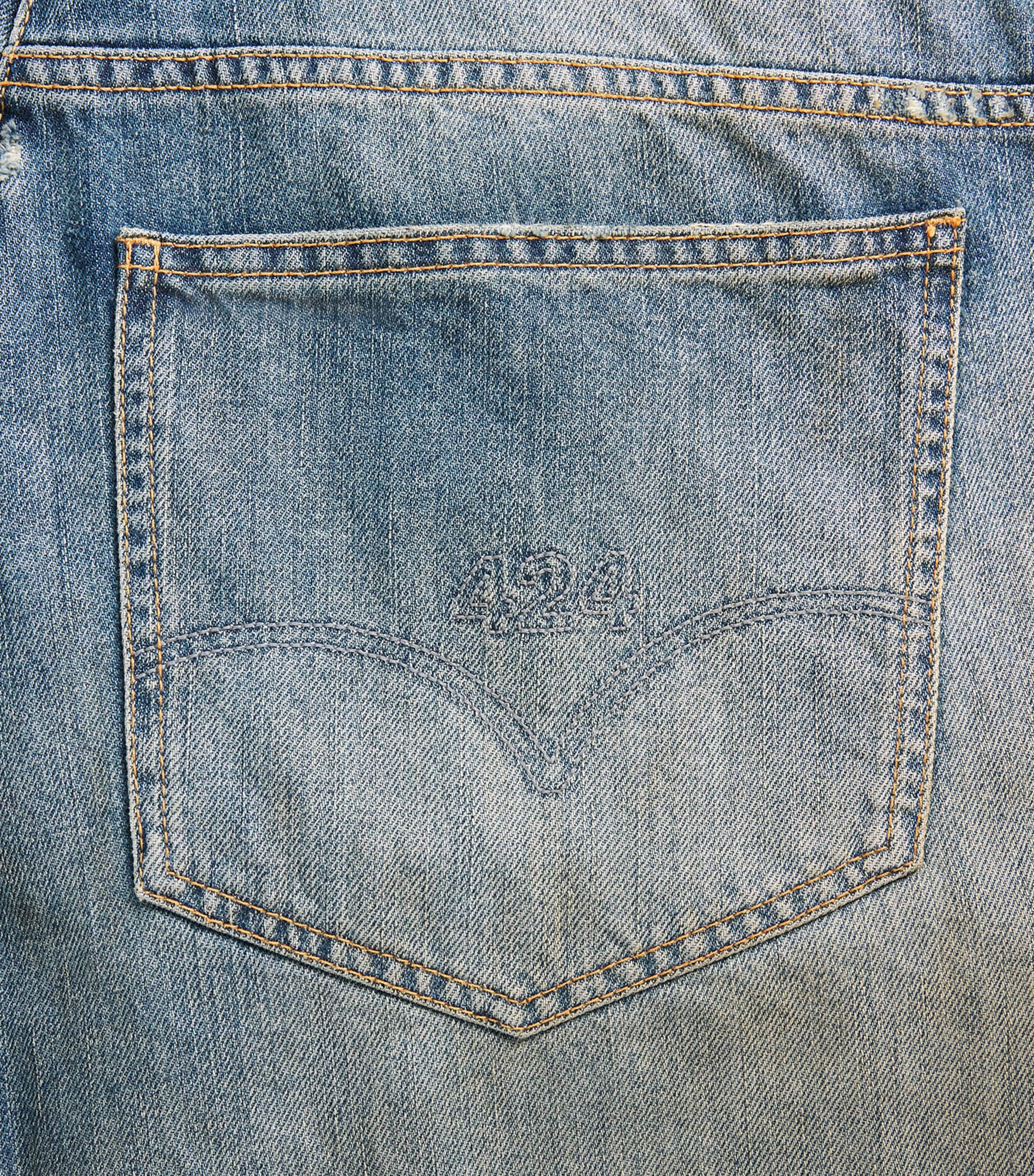 424 Mens Oversized Big Daddy Denim Shorts Jap Image 6