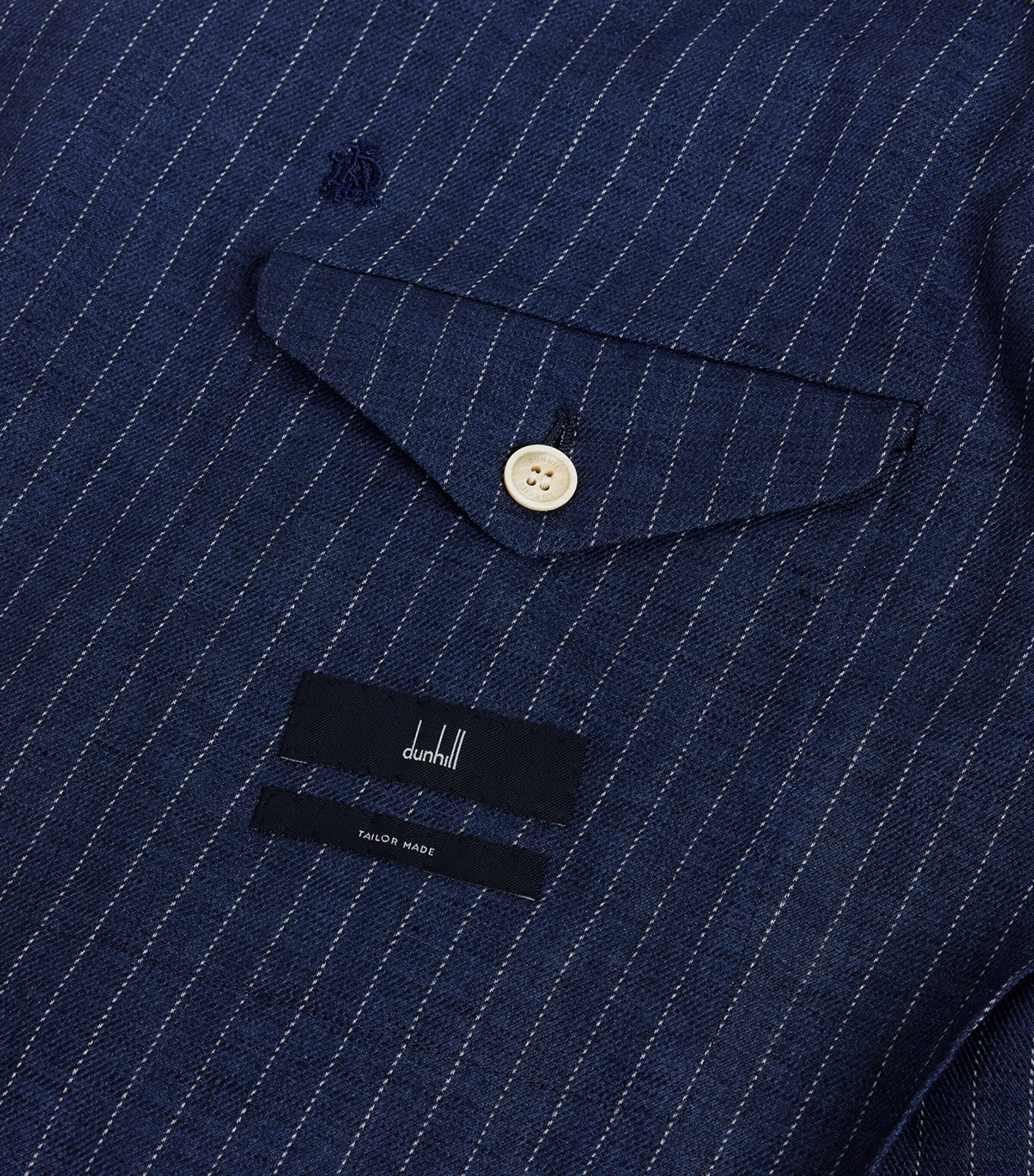 Dunhill Mens Linen Double-Breasted Blazer Image 6