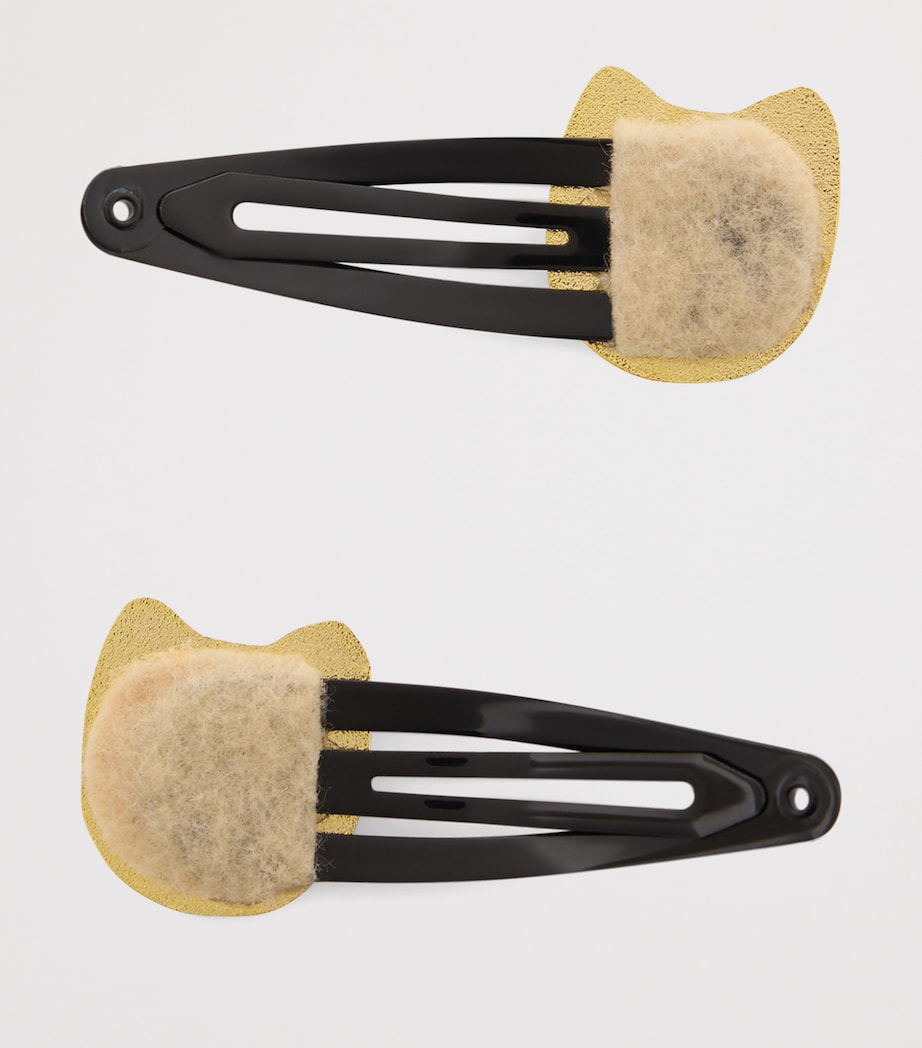 Cat Hair Clips (Set of 2) NOIR Image 2