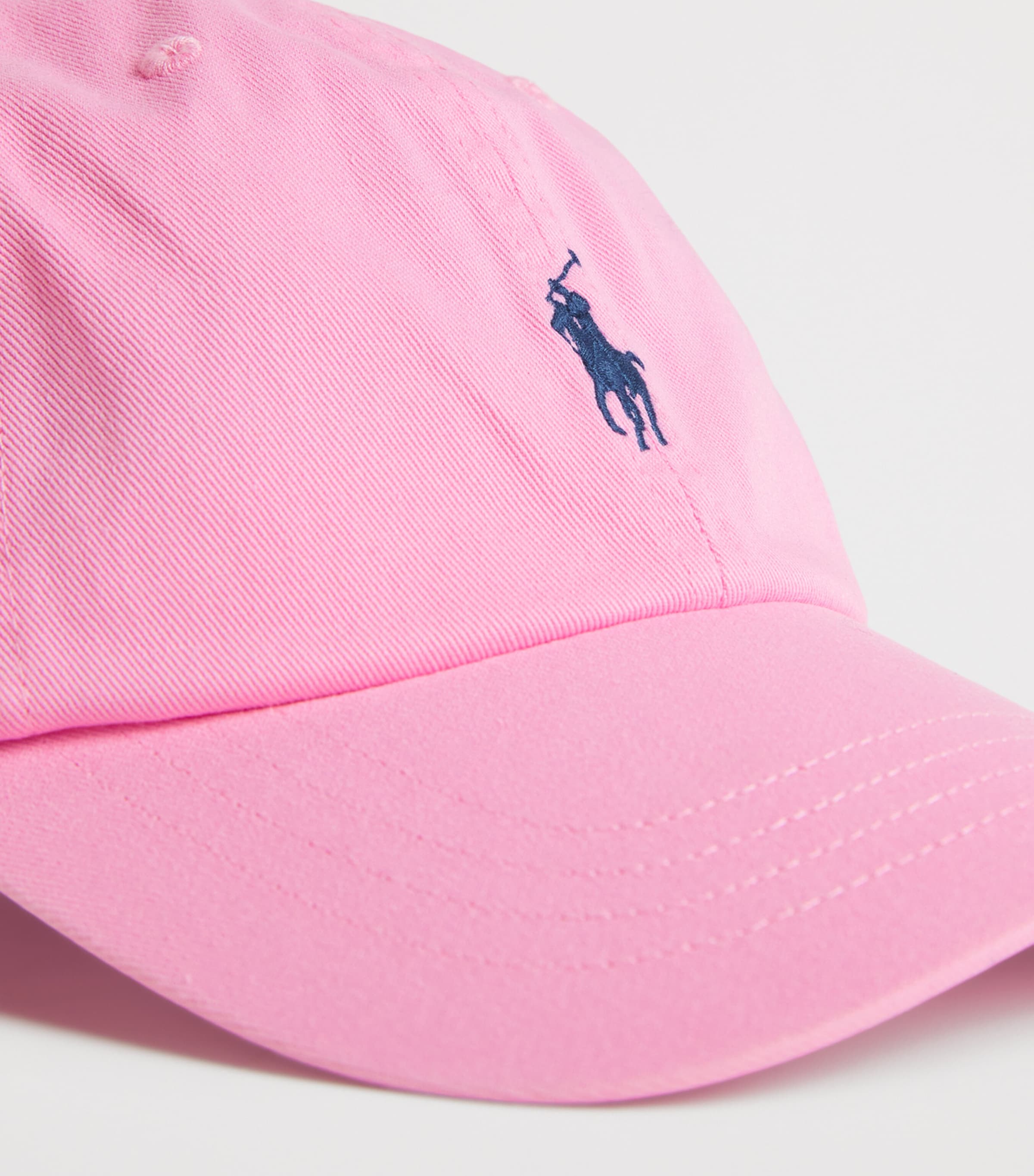 Polo Pony Baseball Cap CARMEL PNK/JEWEL BLU Image 3