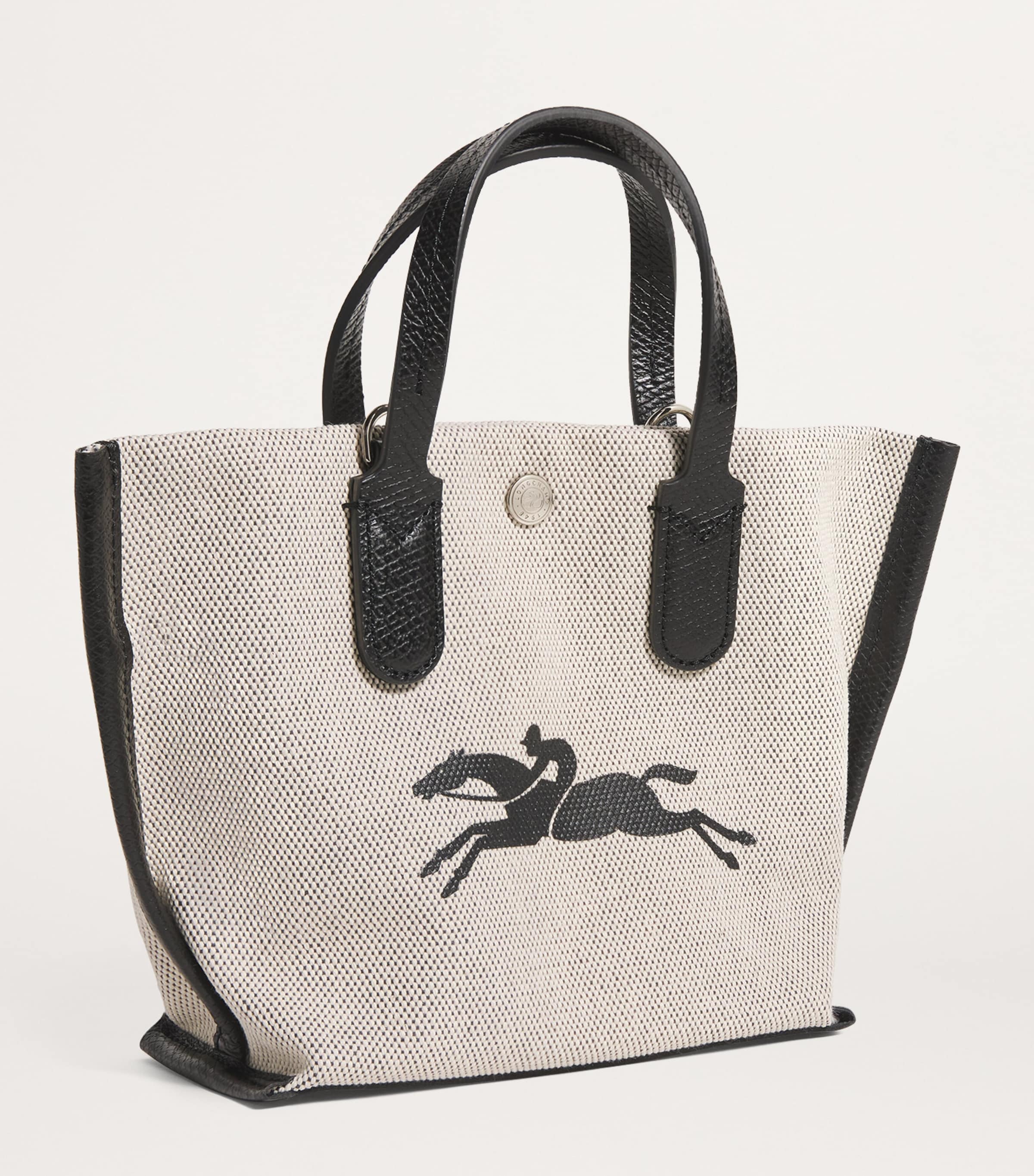 Mini Canvas Essential Top-Handle Bag 037 ECRU Image 3