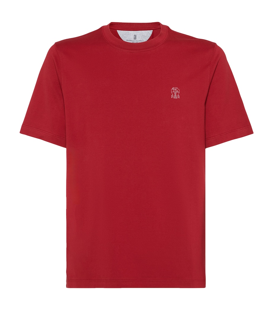 Cotton-Jersey Logo T-Shirt CEJ08 Image 1
