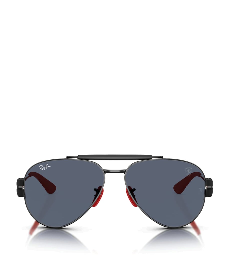 Ray-Ban RB3762M Scuderia Ferrari Collection Phantos Sunglasses Black Image 1