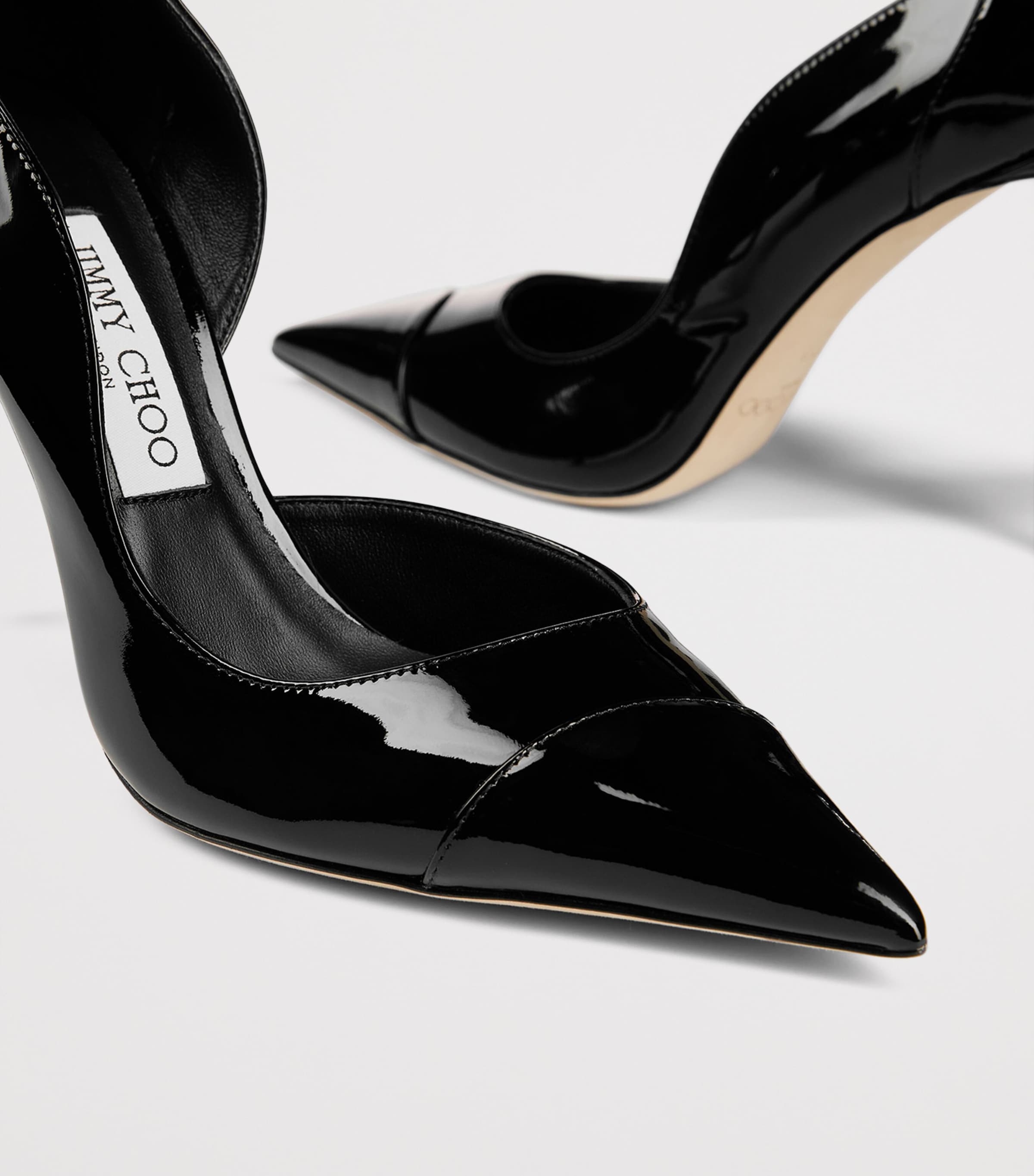 Brigitte 100 Patent Leather Pumps BLACK Image 6