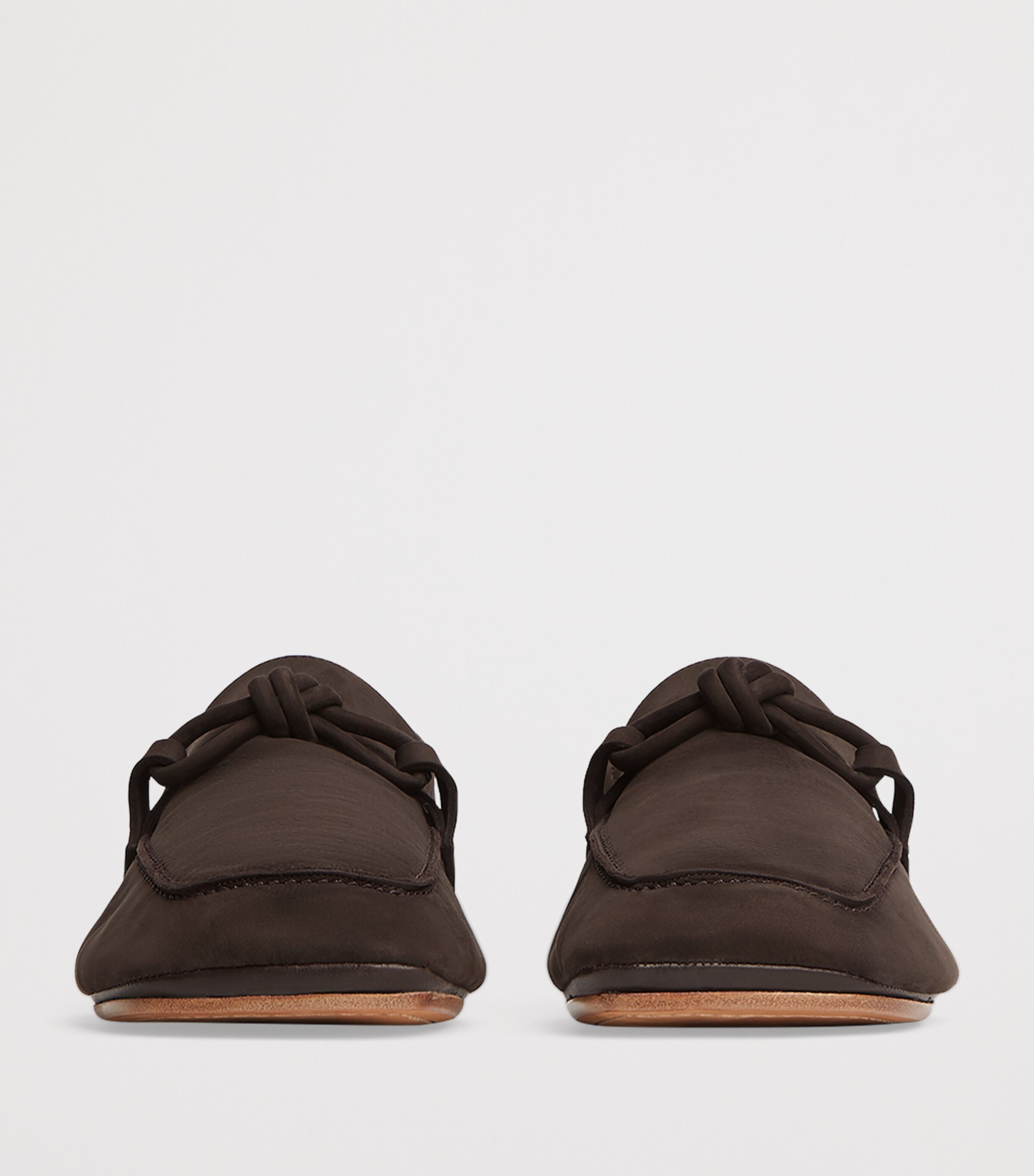 ドレスシューズ・革靴・ビジネスシューズ Bottega Veneta Dark Brown Leather Daddy Loafers Bottega Veneta Dark Brown Leather Daddy Loafers (BOTTEGA
