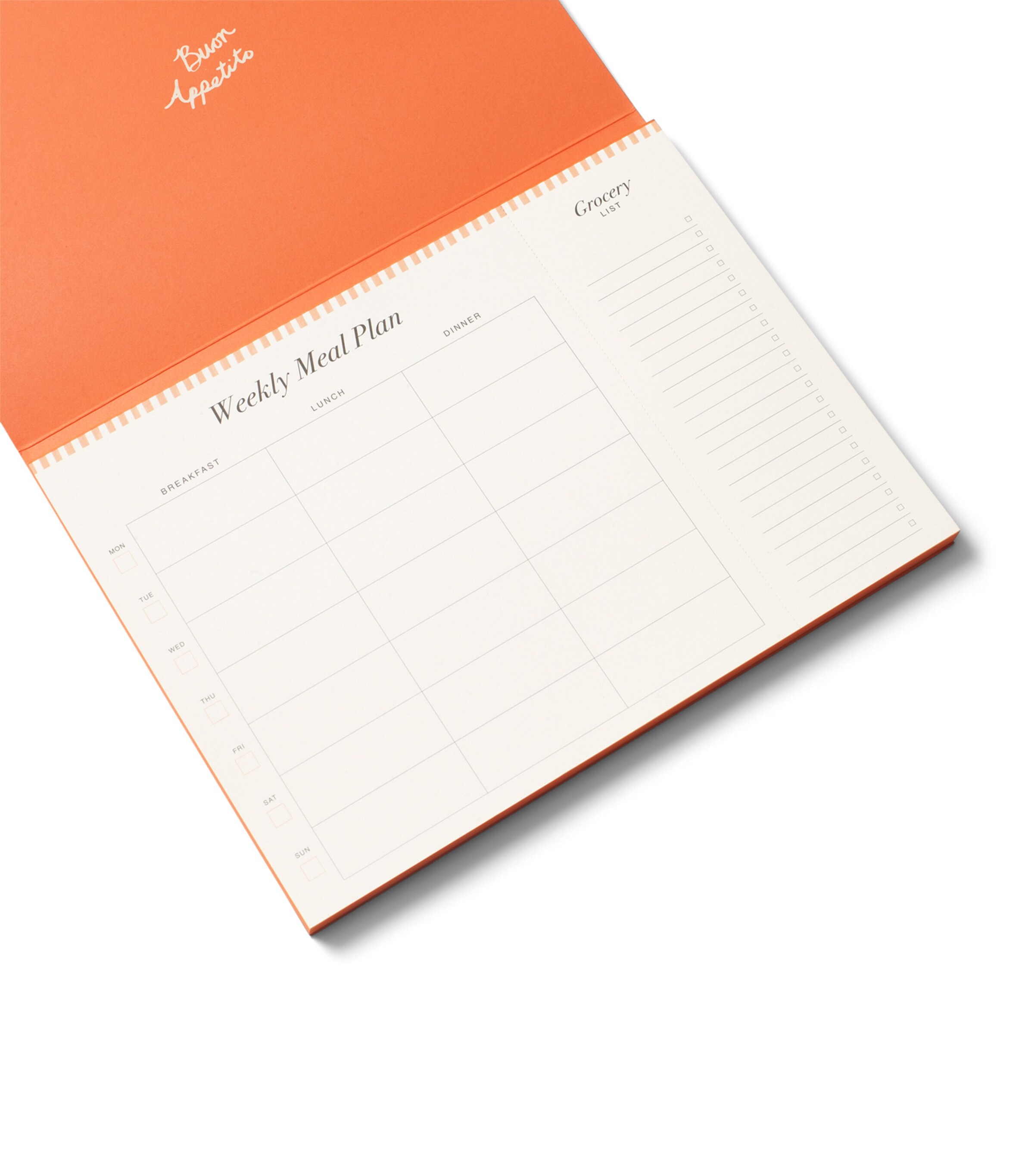 Papier La Dolce Vita Meal Planner Red Image 3