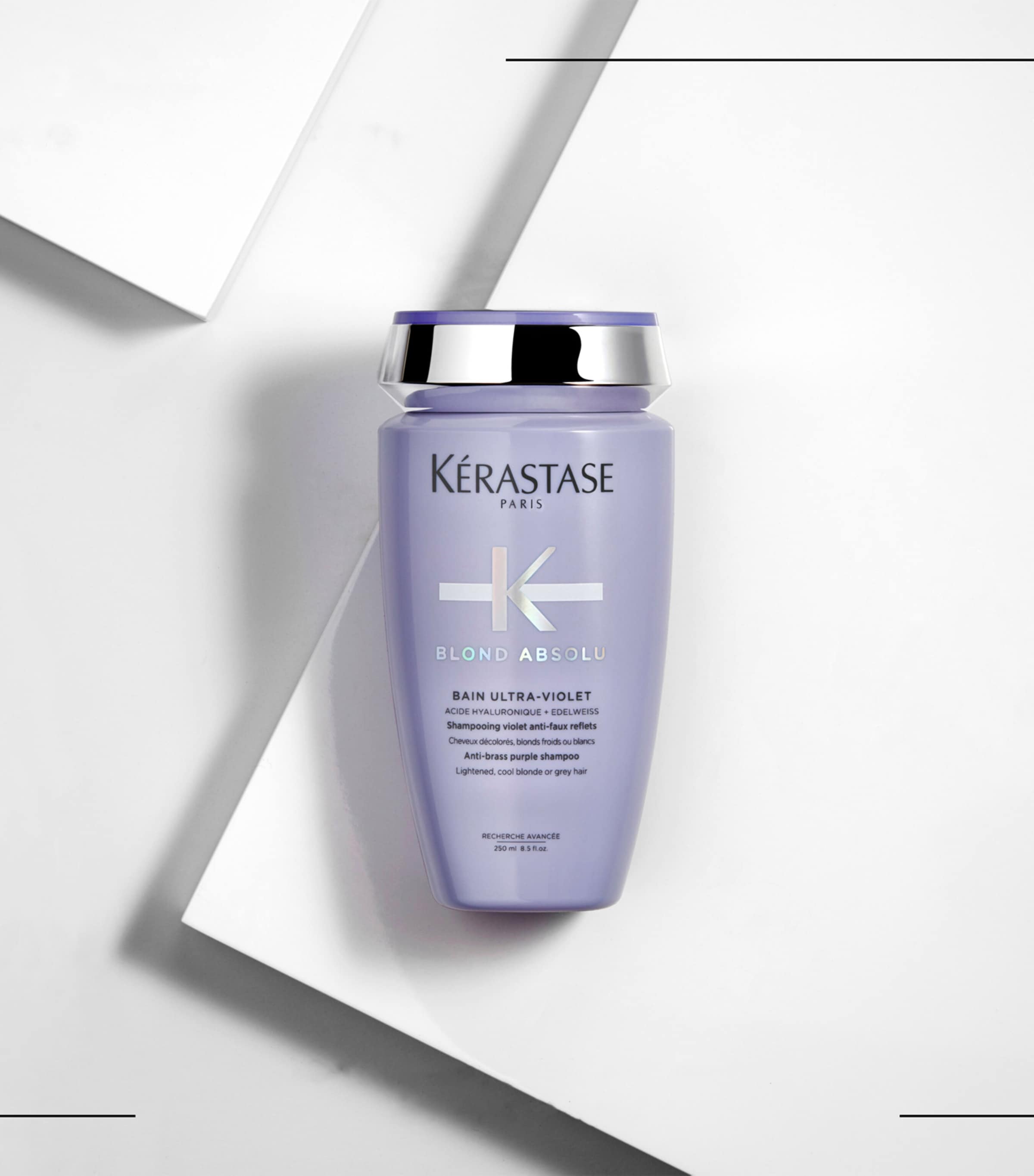 Blond Absolu Anti-Brass Purple Shampoo (250ml) NO COLOUR Image 2