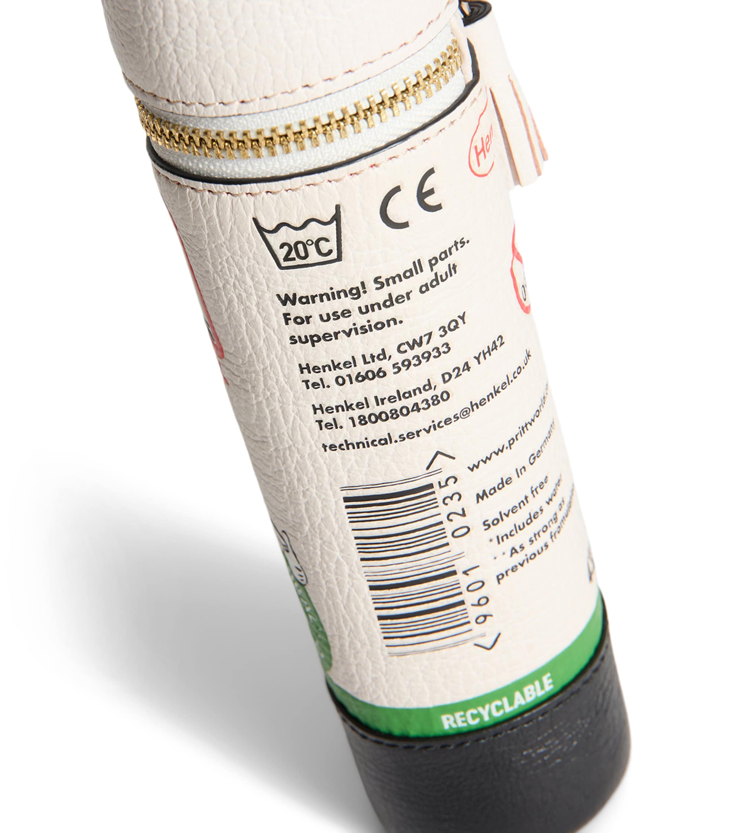 Leather Pritt Stick Pencil Case OPTIC WHITE Image 4