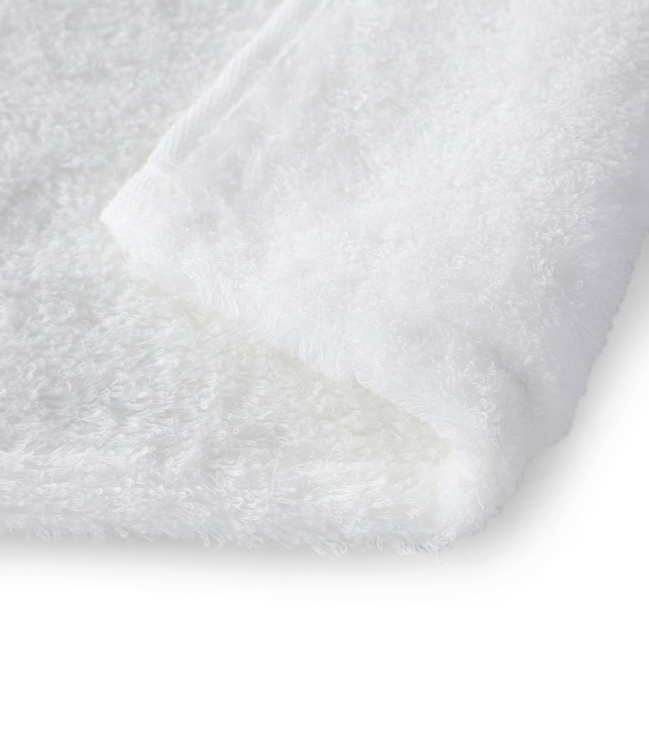 Cotton Superior Facecloth (35cm x 85cm) WHITE Image 4