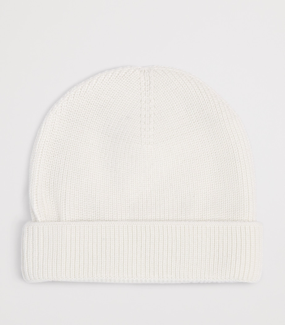 Teddy & Minou Knitted Beanie (1-24 Months) Milk Image 2