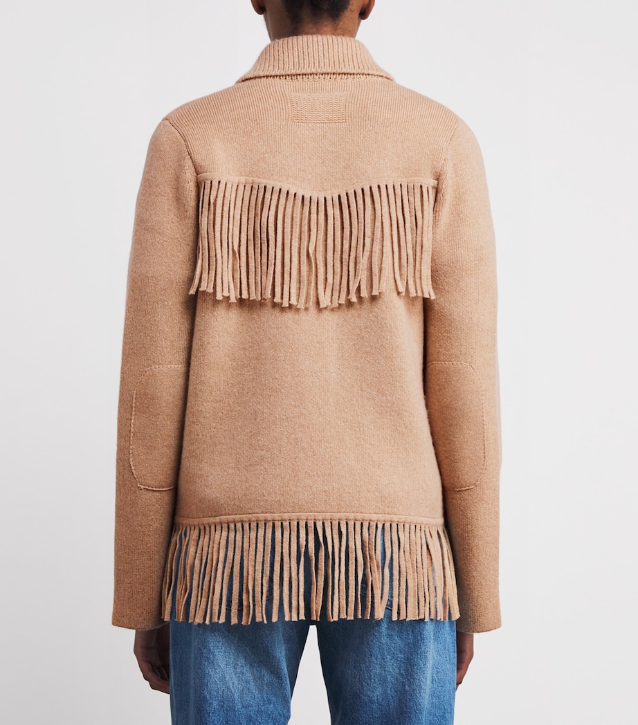 Wool-Cashmere Fringe Jacket DUNE Image 4