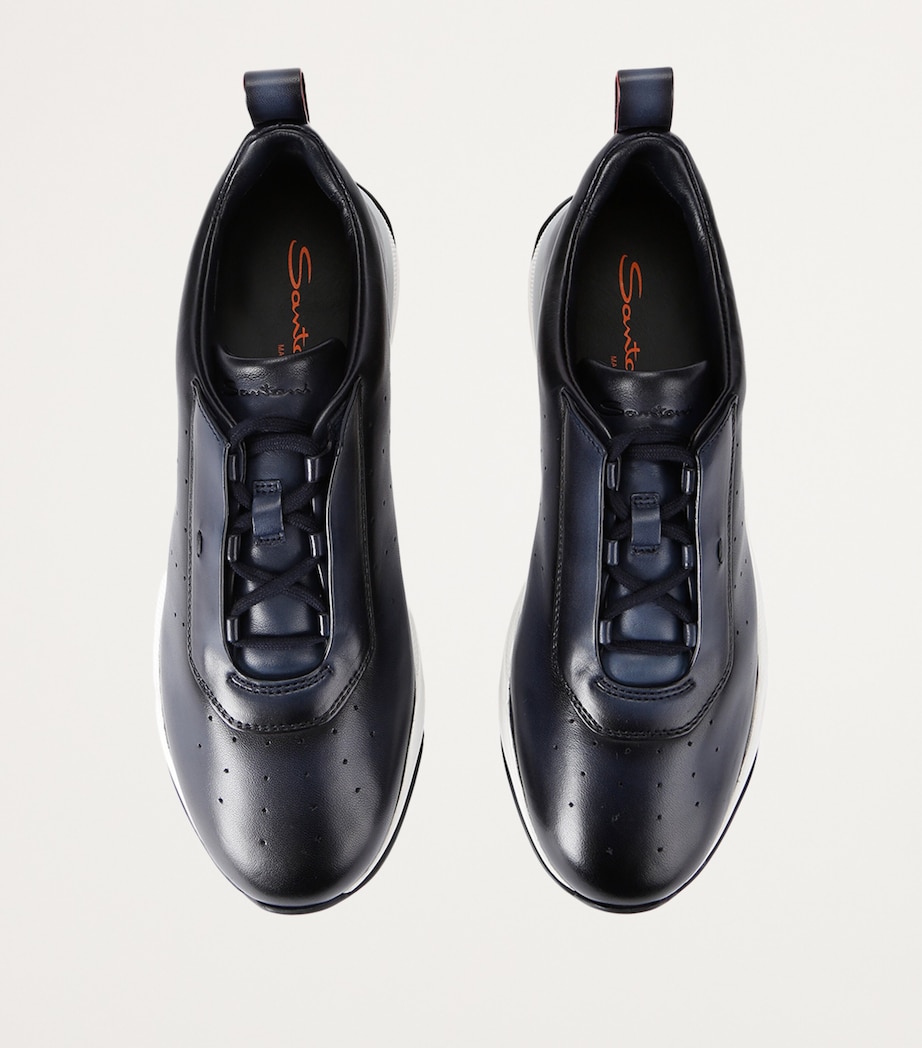 Leather Innova Sneakers NAVY Image 4