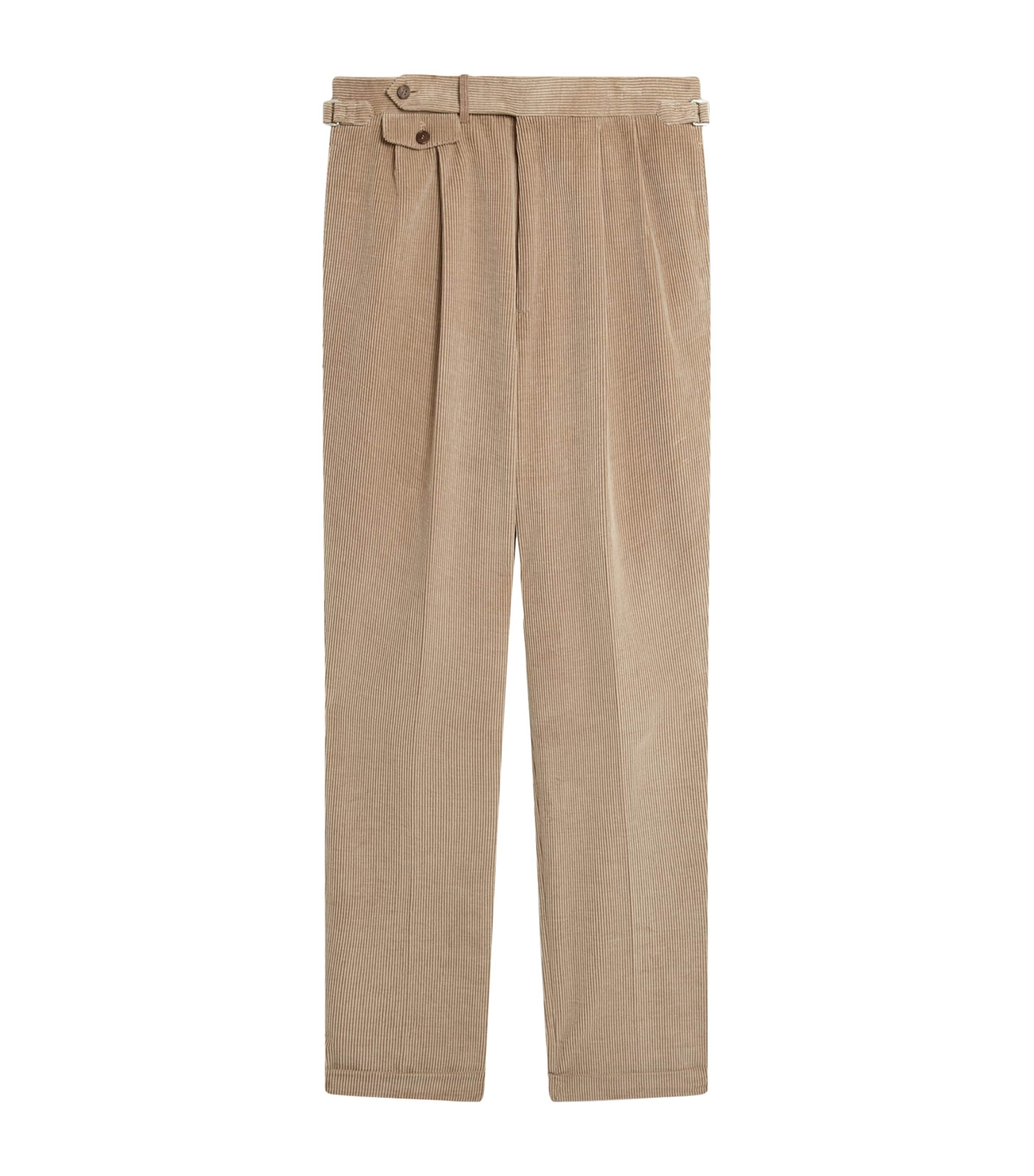 Cotton-Cashmere Corduroy Trousers 286SHADED BEIGE Image 1
