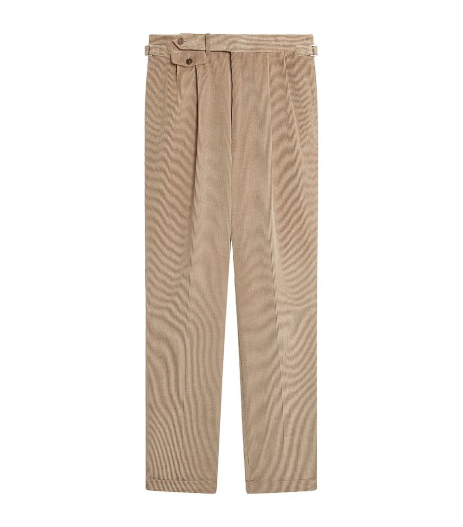 Cotton-Cashmere Corduroy Trousers 286SHADED BEIGE Image 1