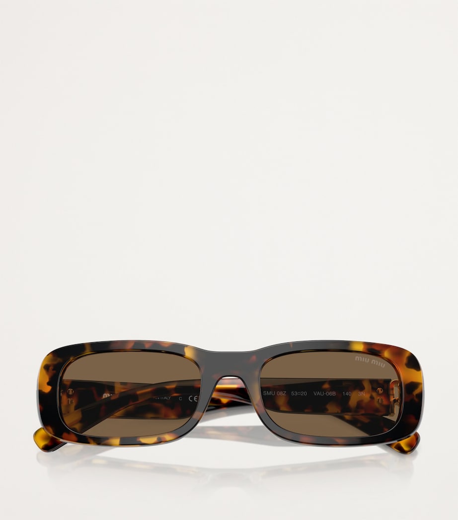 Acetate Rectangular Sunglasses VAU06B Image 5
