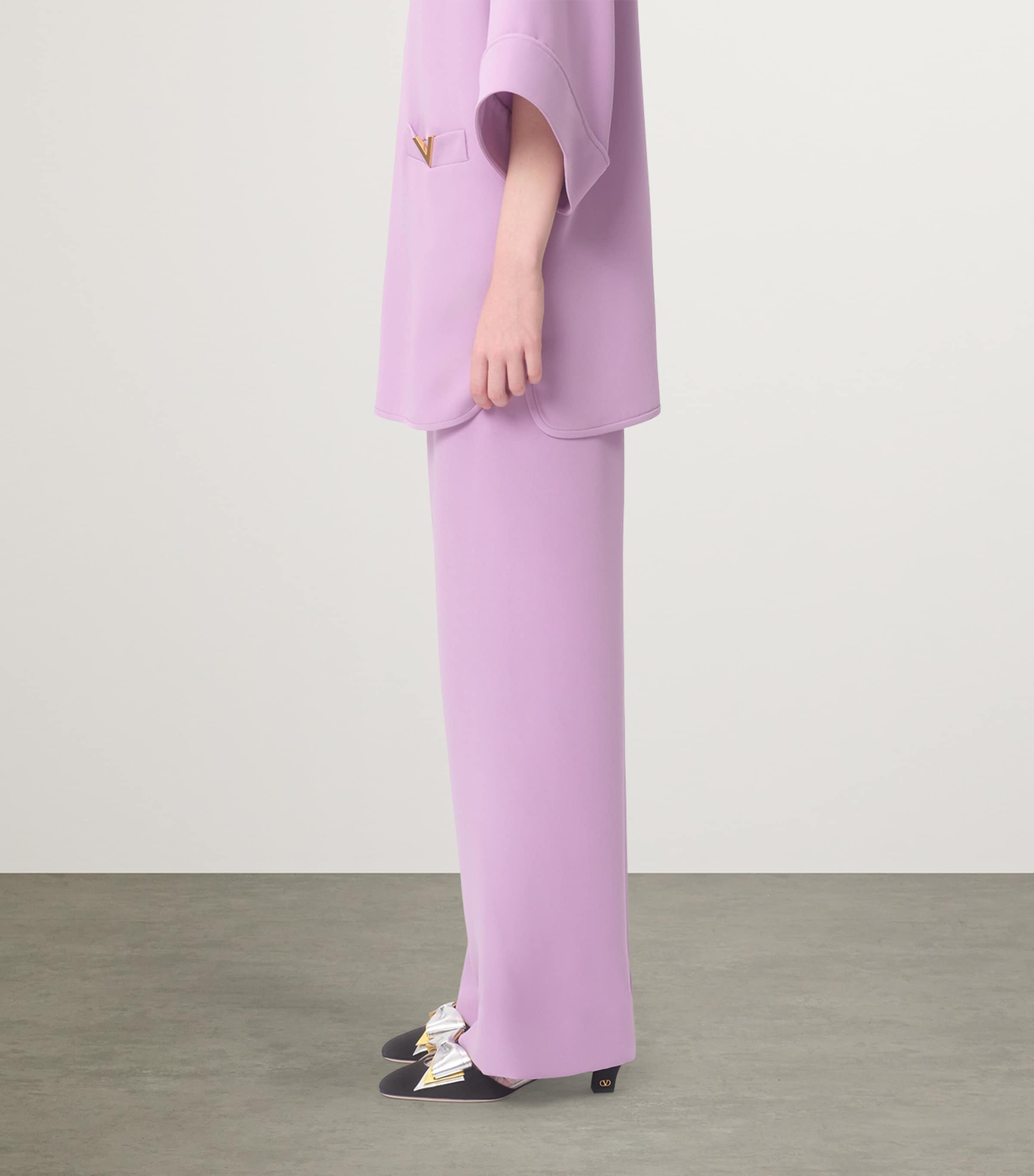 パンツ VALENTINO SILK WIDE-LEG TROUSERS Valentino Silk Wide-Leg Trousers | Harrods US