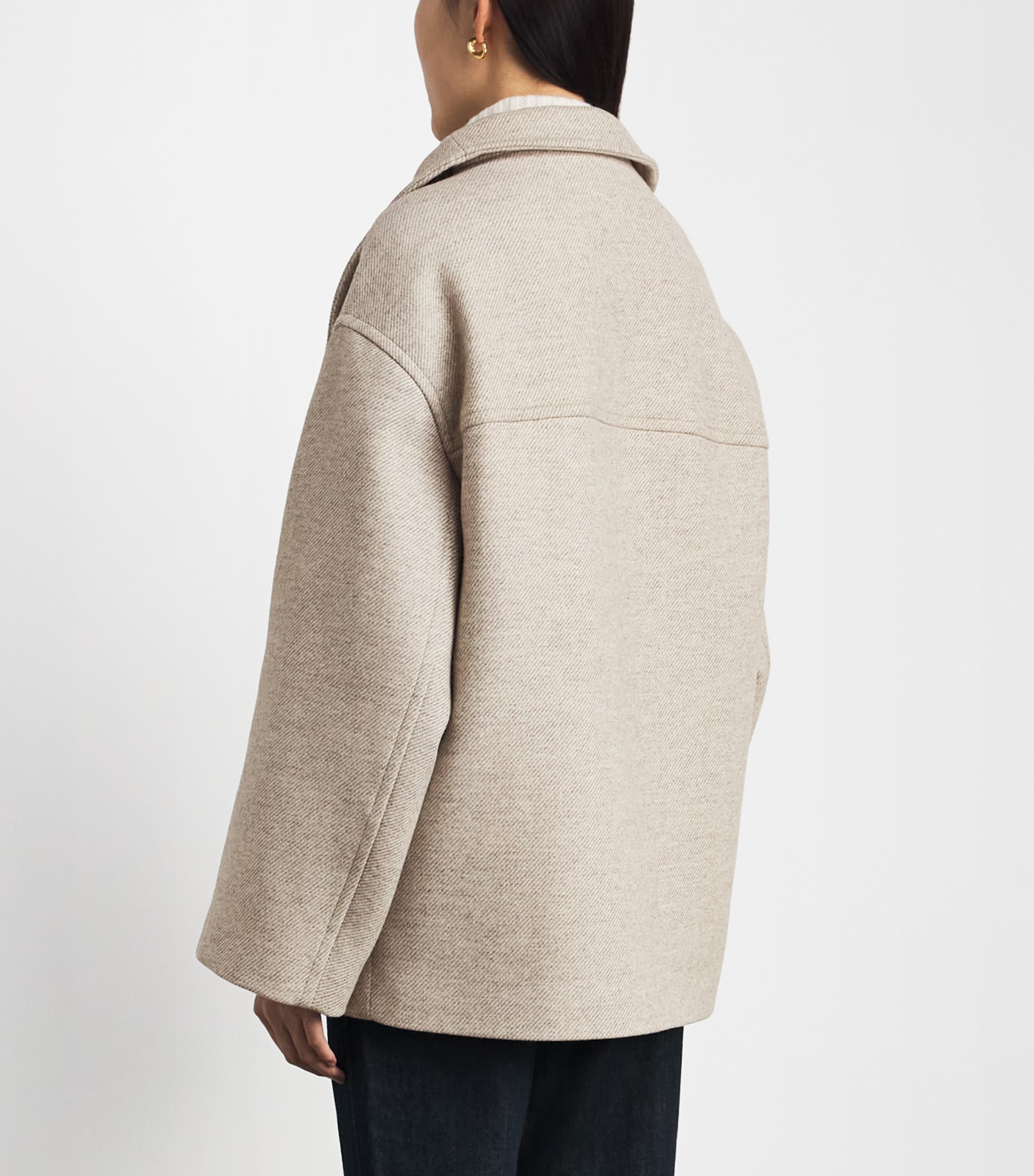 Joseph Multi Virgin Wool-Blend Funnel-Neck Isaia Coat | Harrods ZA
