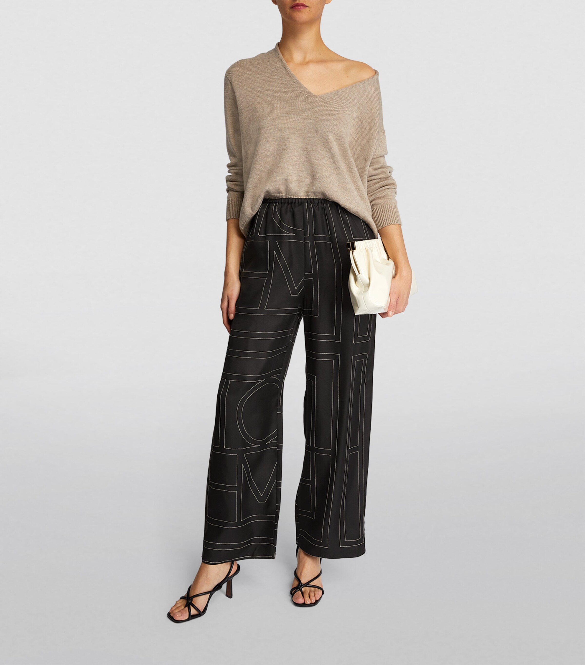 Silk Monogram Trousers BLACK MONOGRAM 925 Image 2