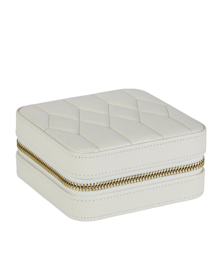 WOLF Lauren Travel Jewellery Case Ivory Image 2