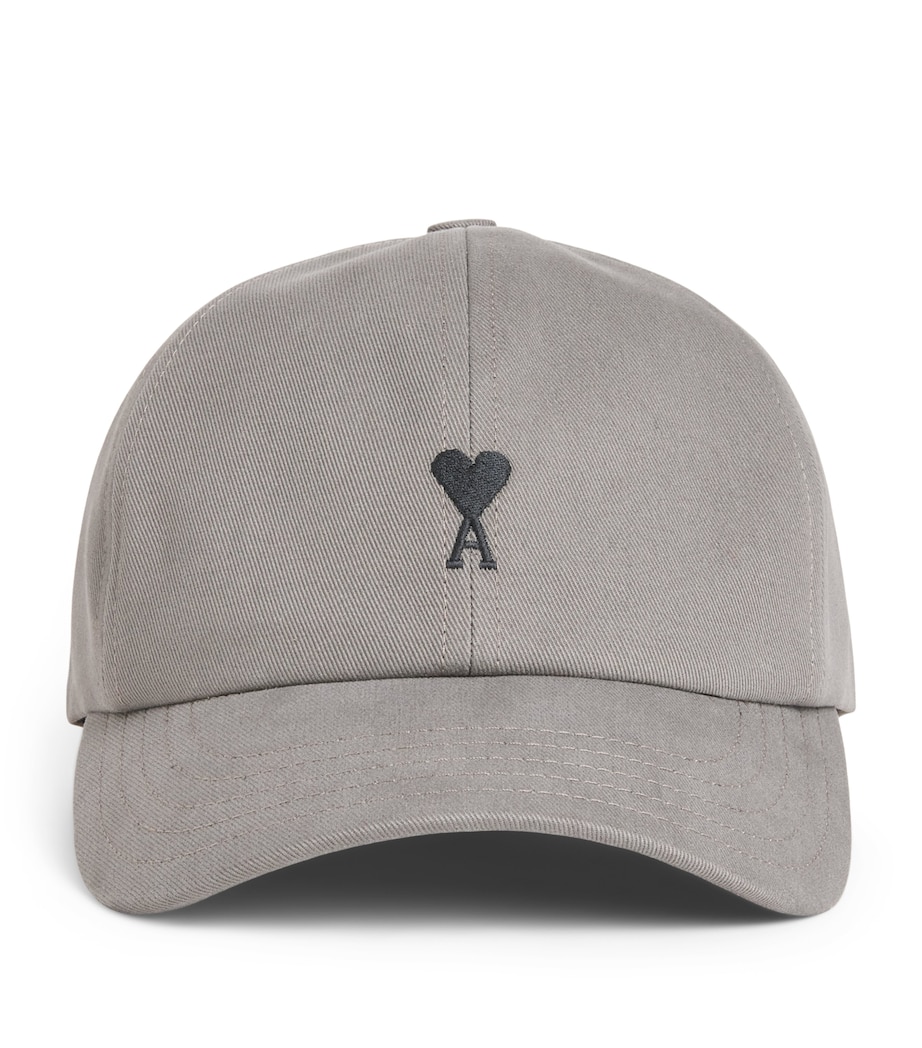 Cotton Logo Embroidered Baseball Cap CARBONE - 0516 Image 1