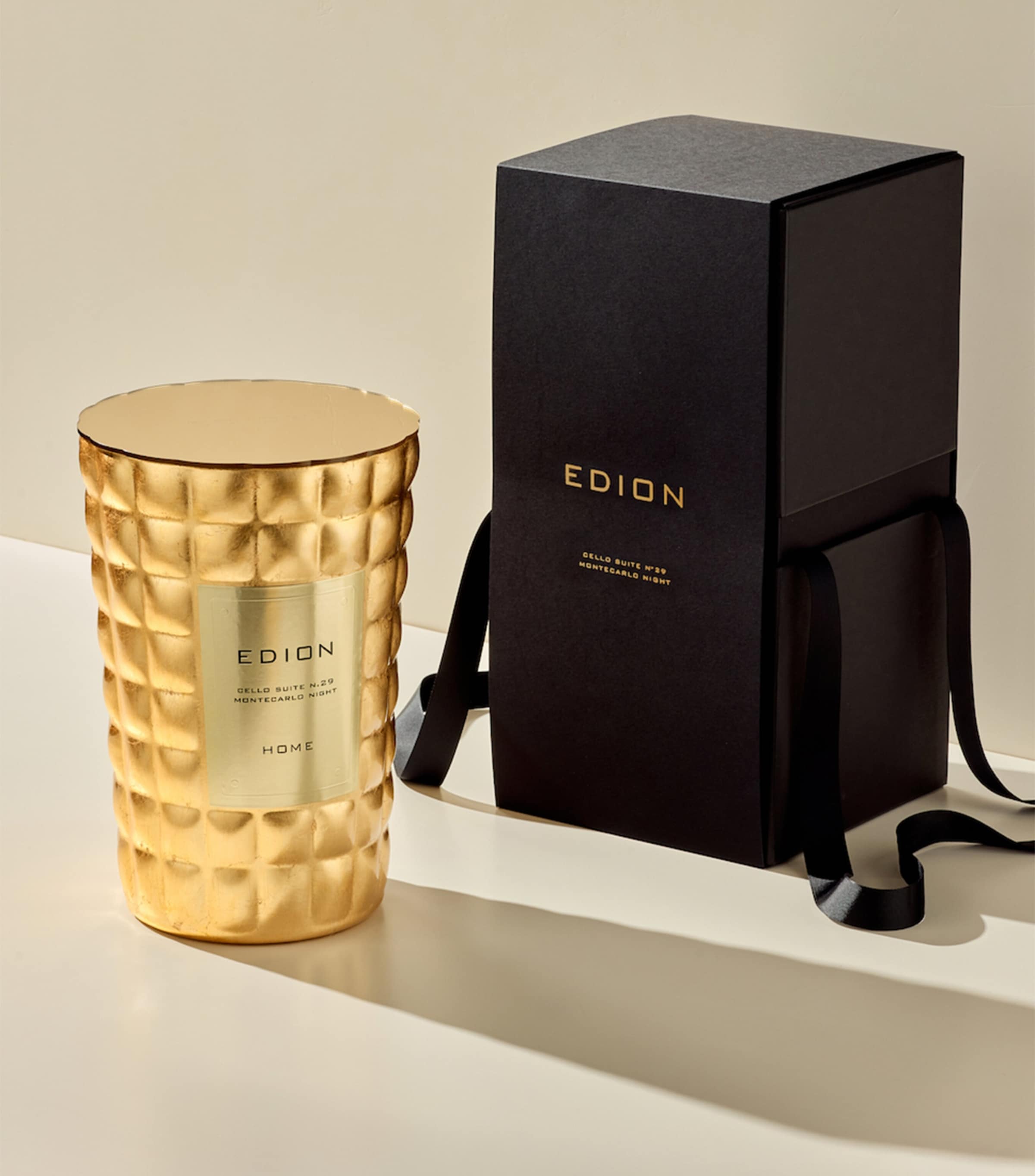 Edion Montecarlo Night Candle In Gold