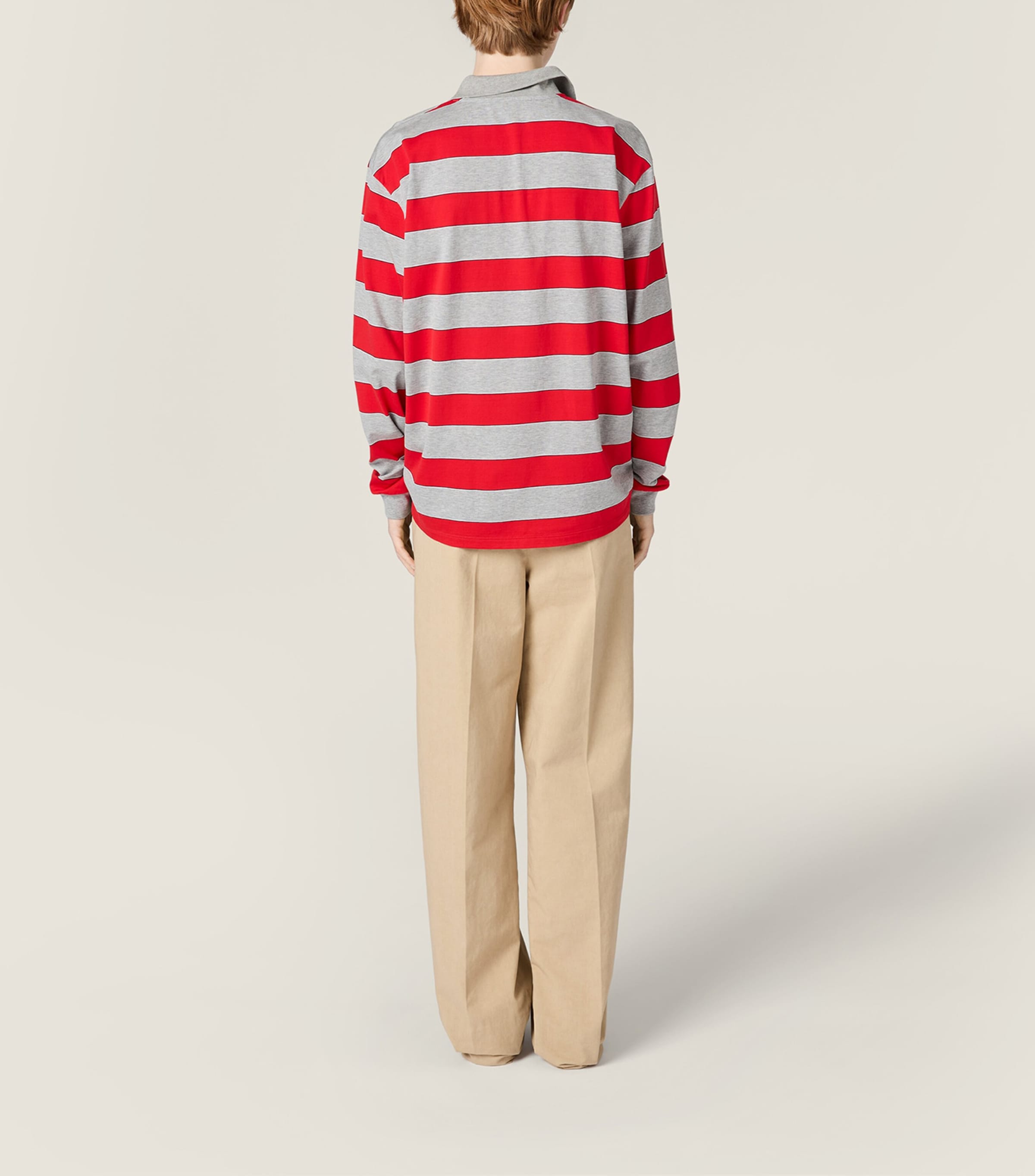 Miu Miu Womens Cotton Stripe Rugby Shirt Image 3