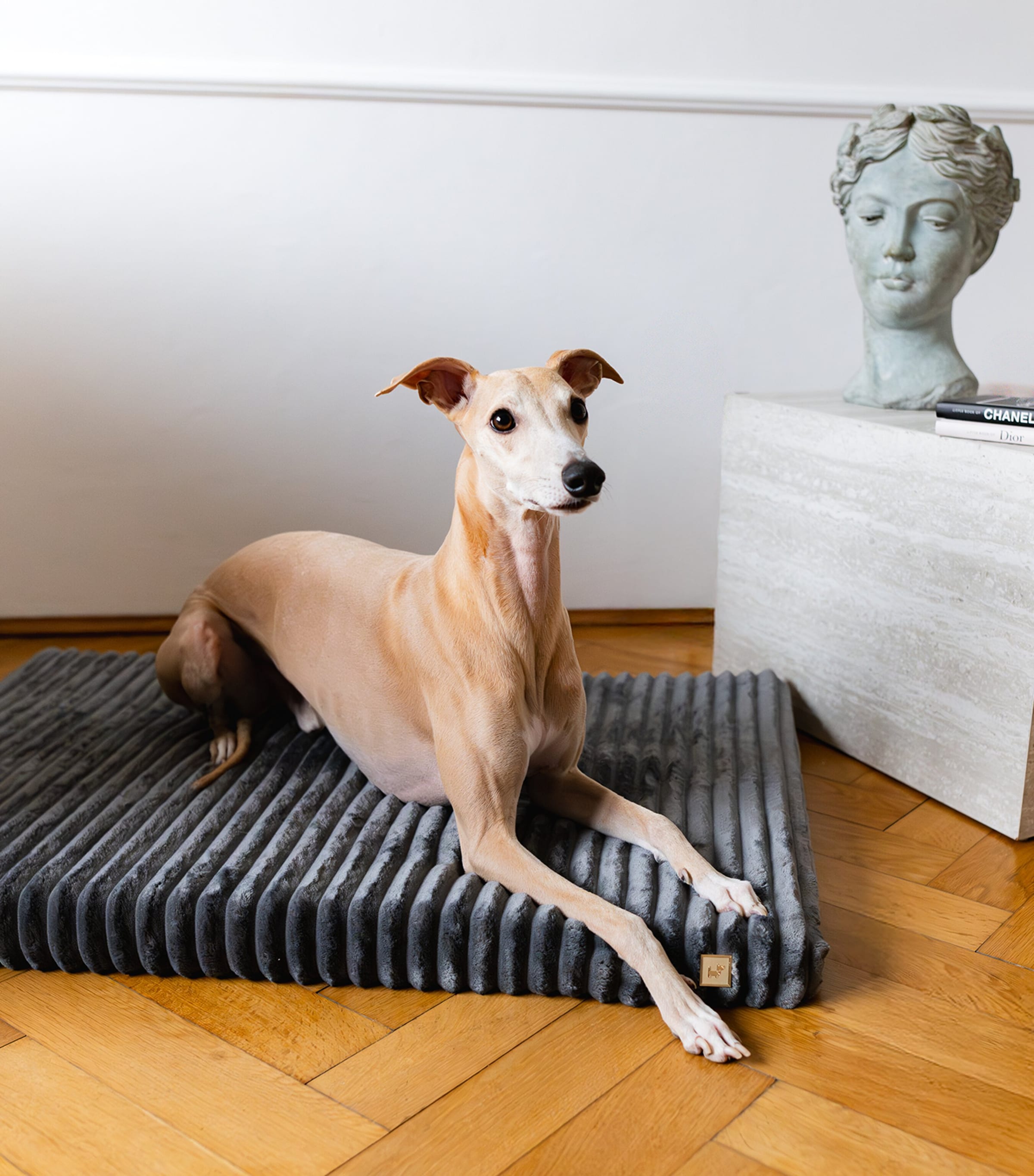 Medium Organic Orthopaedic Dog Mattress GREY Image 6