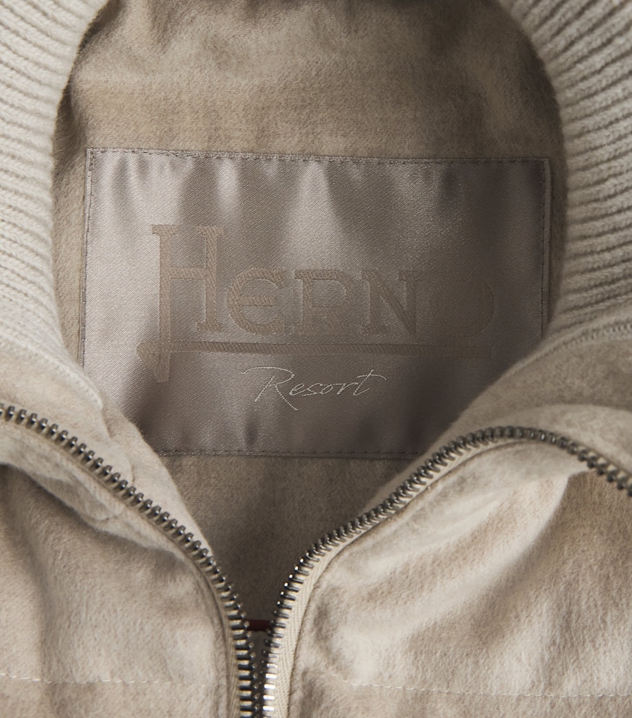 Herno Mens Quilted Hybrid Jacket Chantilly Image 6