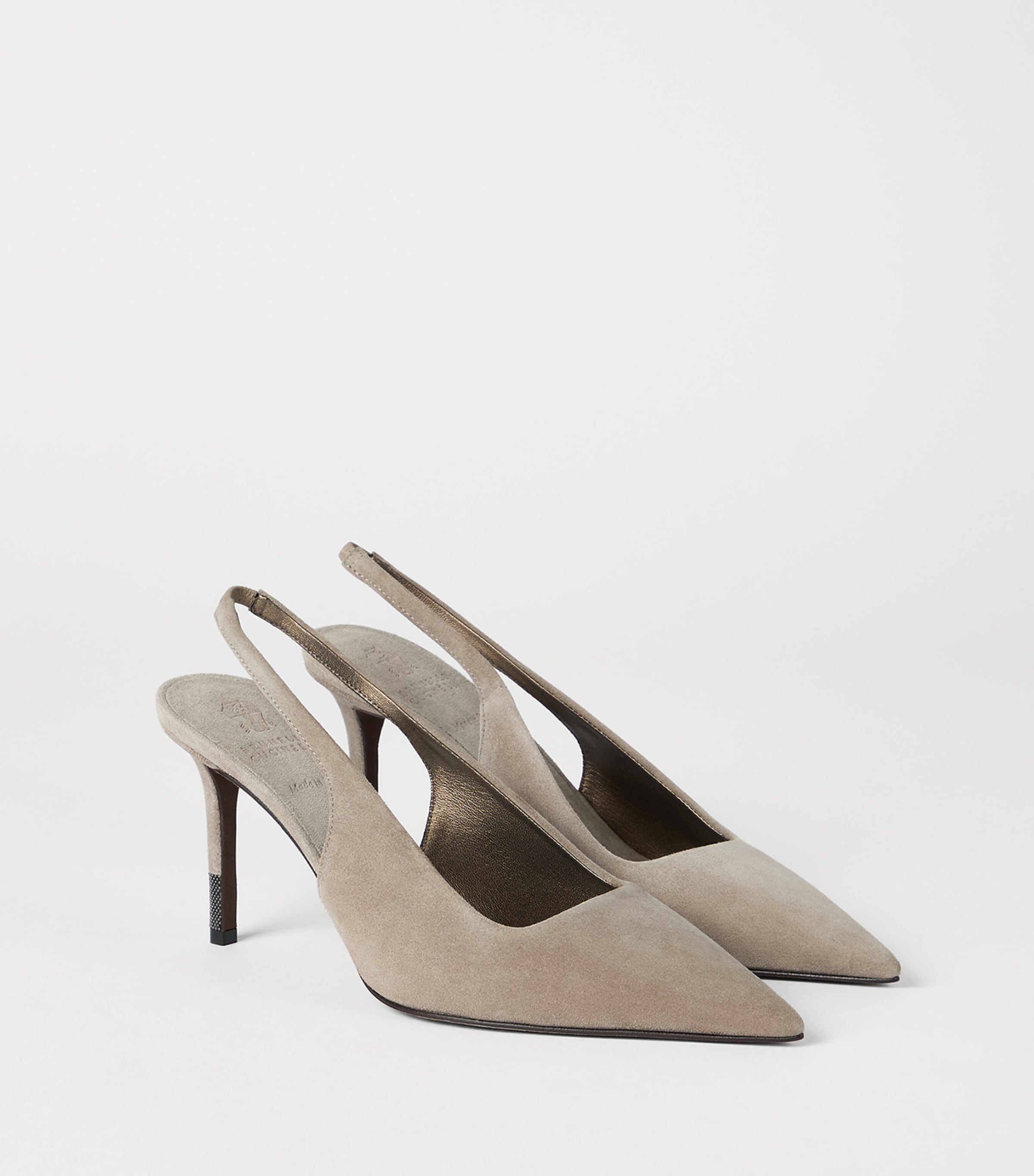 Suede Slingback Pumps 80 C5859 Image 3