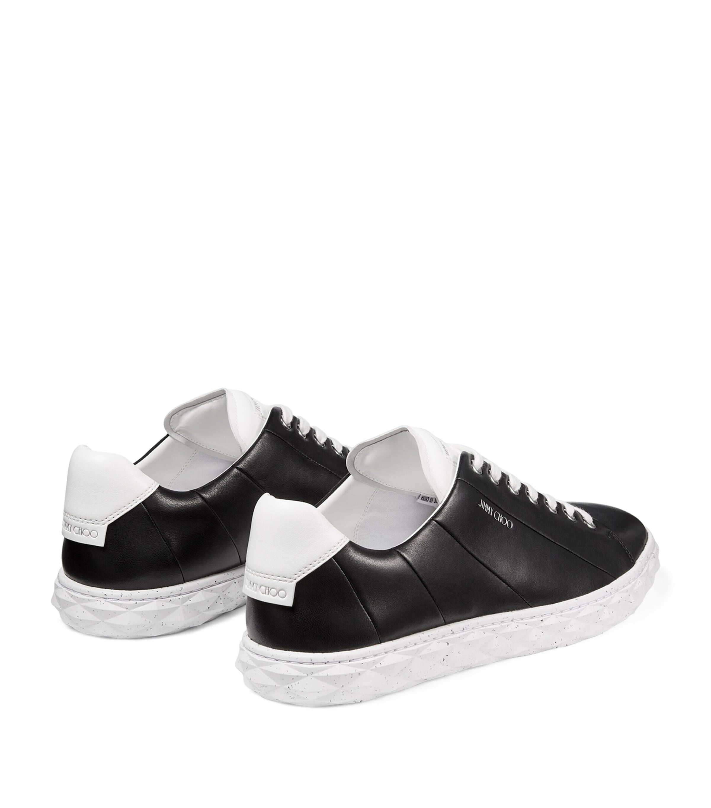 Diamond Light Leather Sneakers V BLACK Image 2