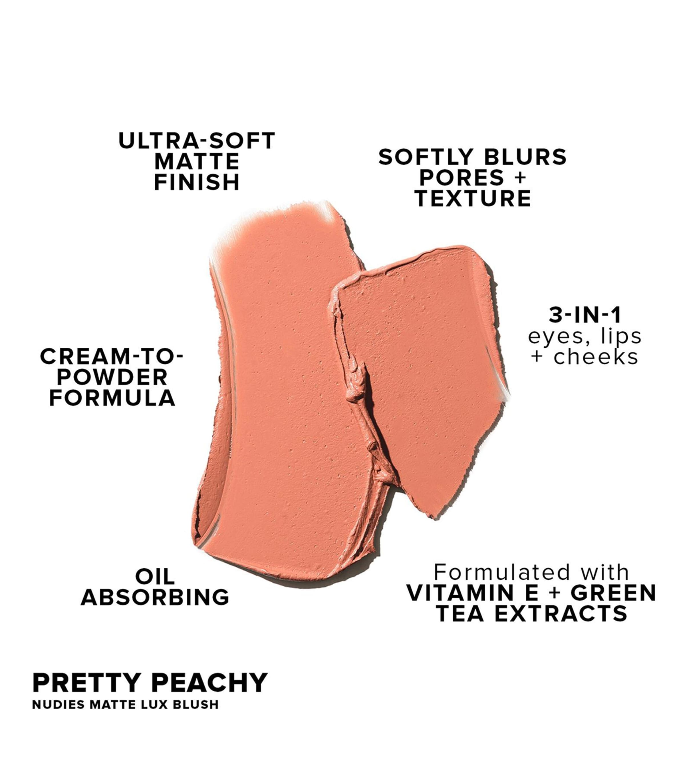 NUDESTIX Nudies Matte Luxe Blush Pretty Peachy Image 4