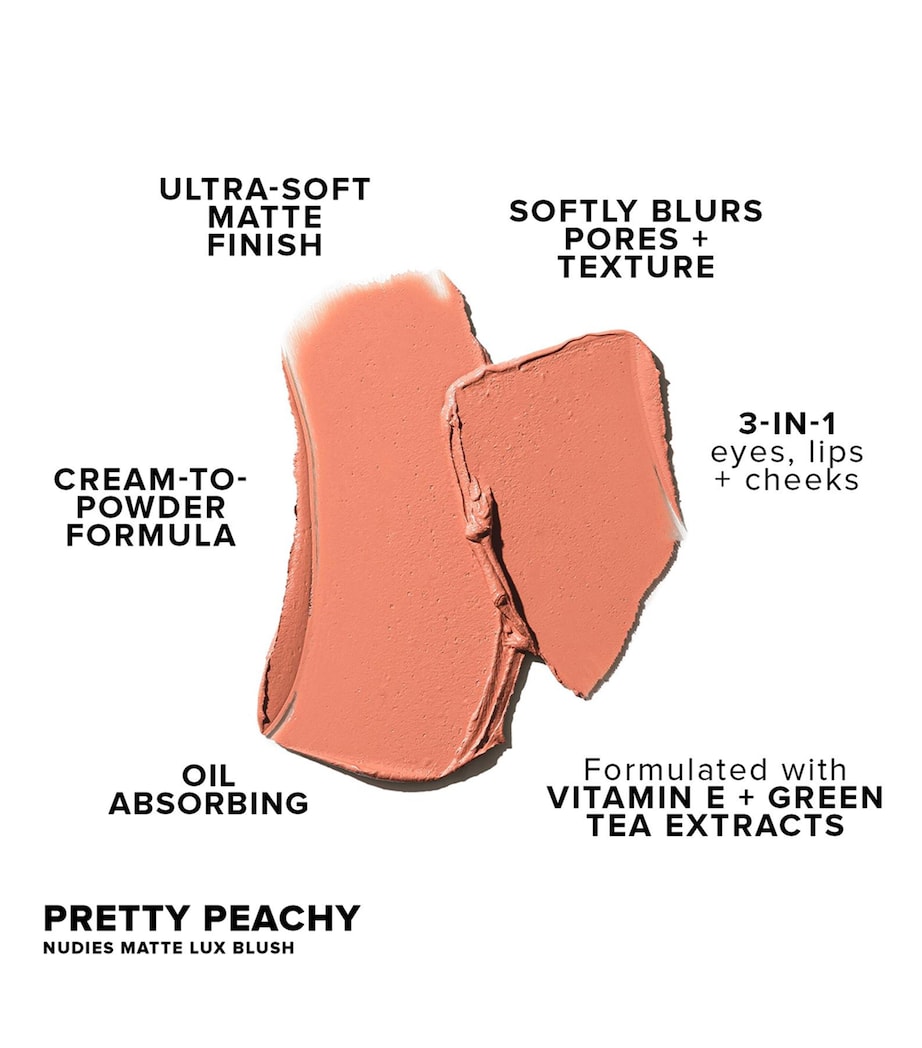 NUDESTIX Nudies Matte Luxe Blush Pretty Peachy Image 4
