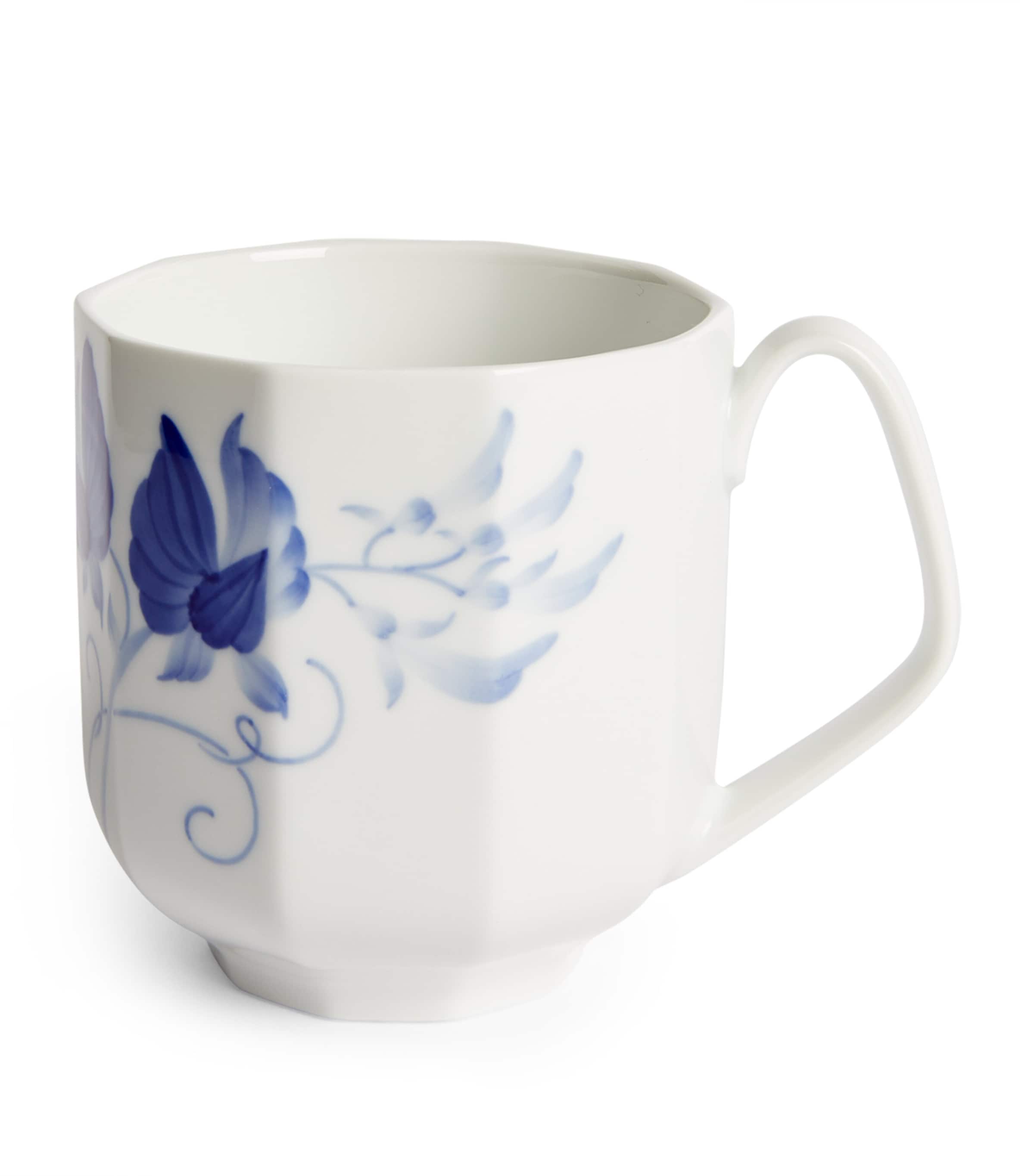 Royal Copenhagen Blomst Sweet Pea Mug In Blue
